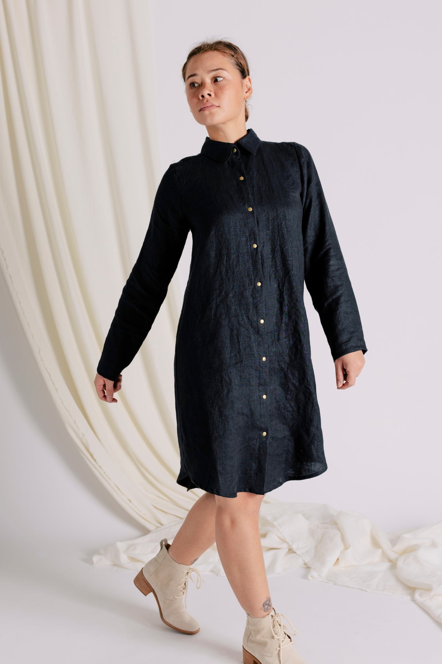 Celine Shirtdress - Linen