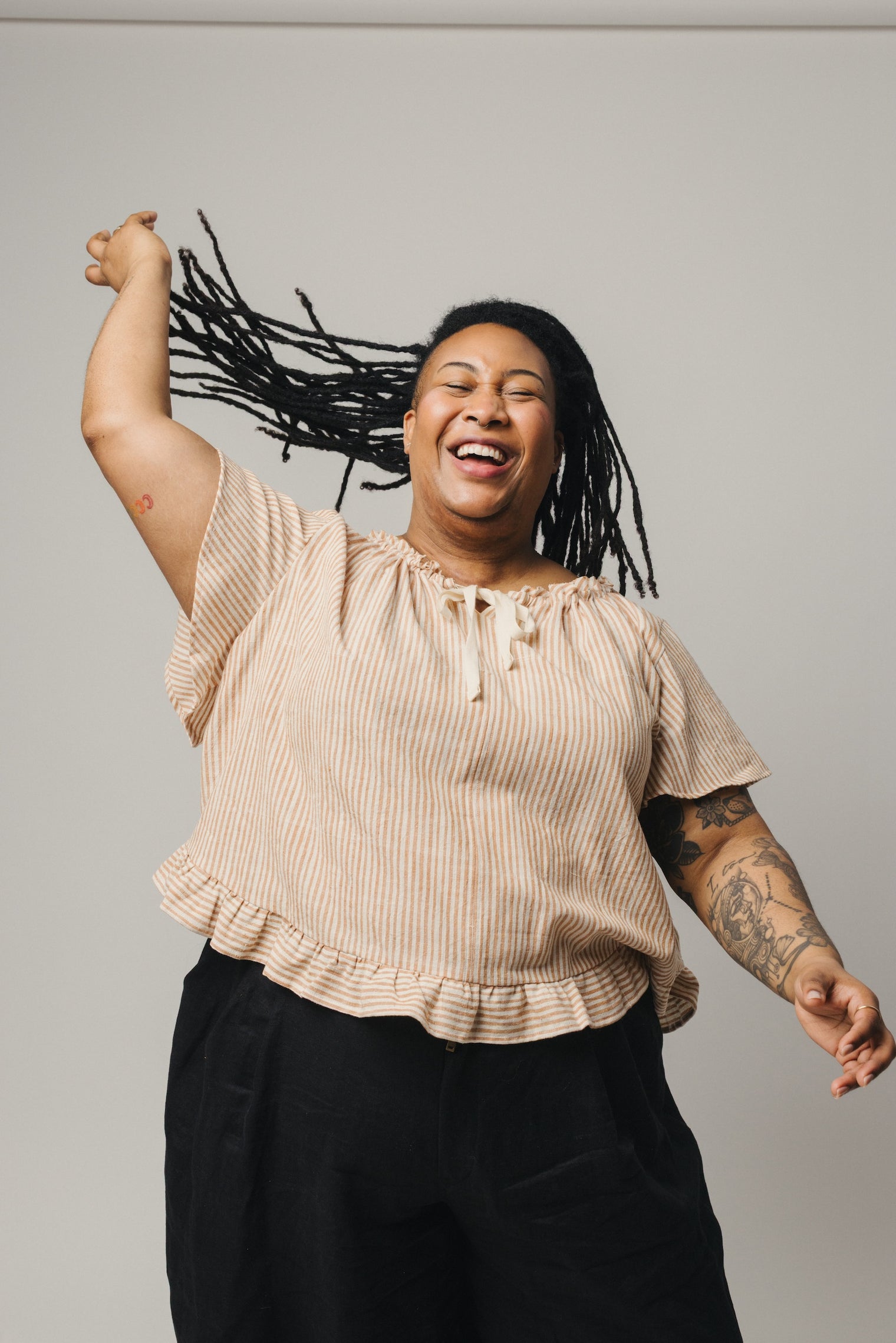 Zoe Blouse - Handwoven Cotton