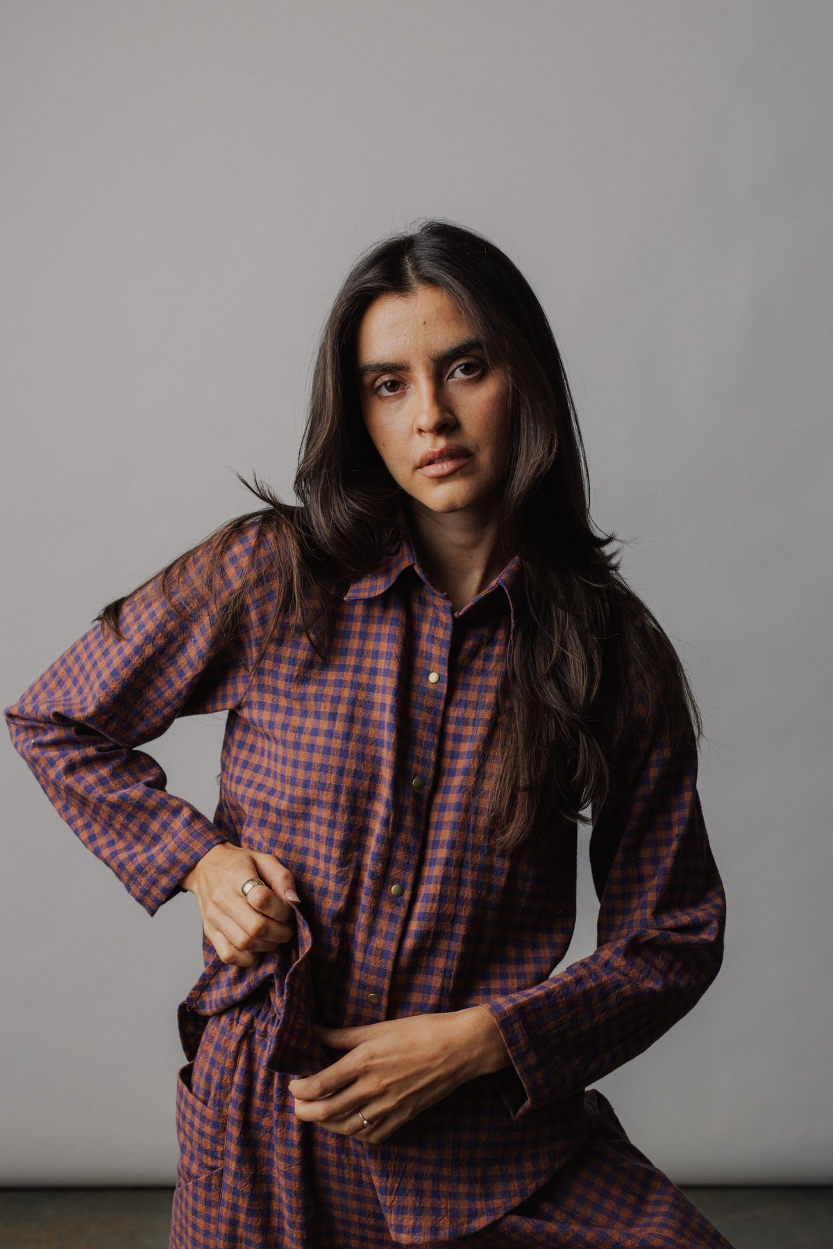 Celine Shirt - Handwoven Cotton