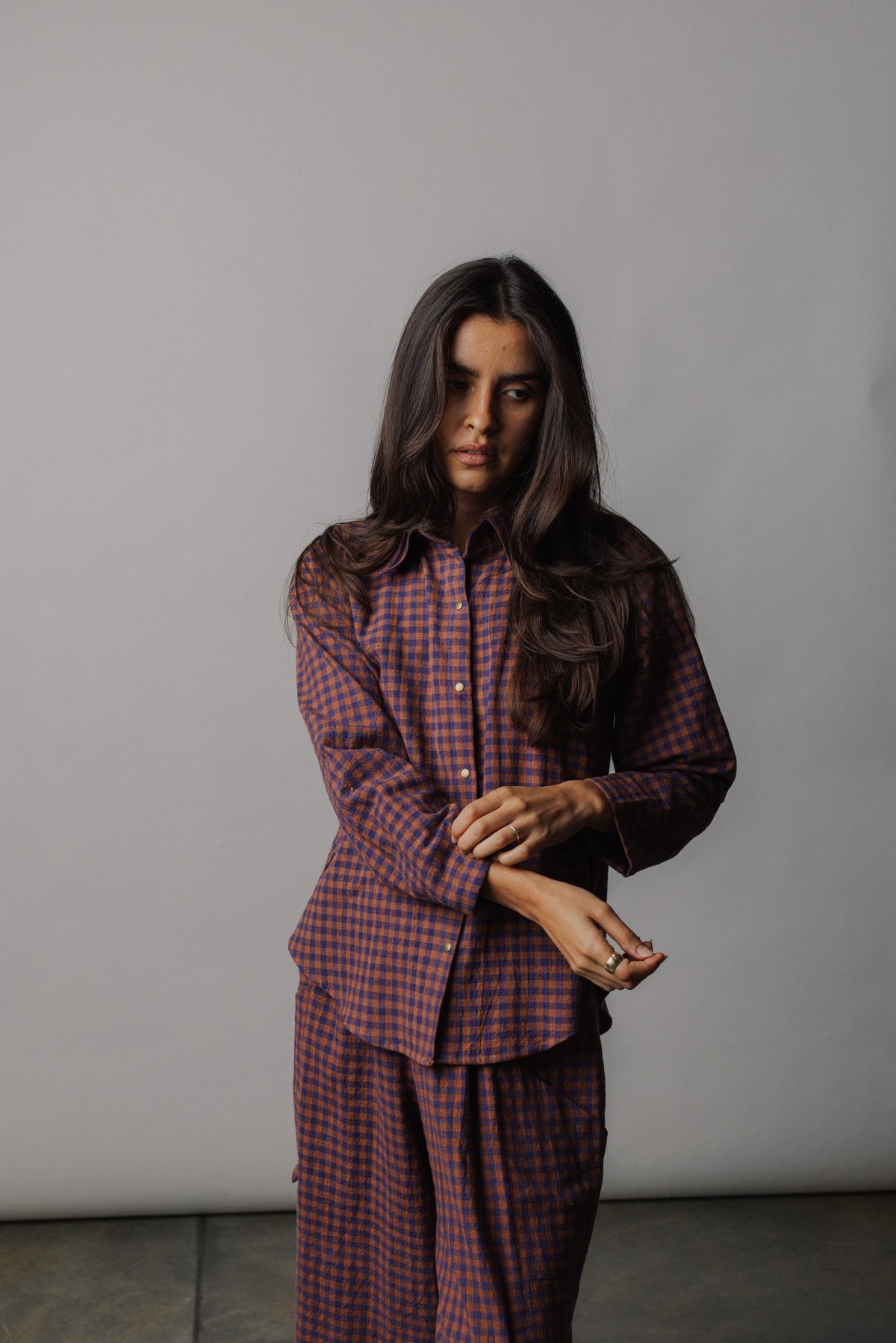Celine Shirt - Handwoven Cotton