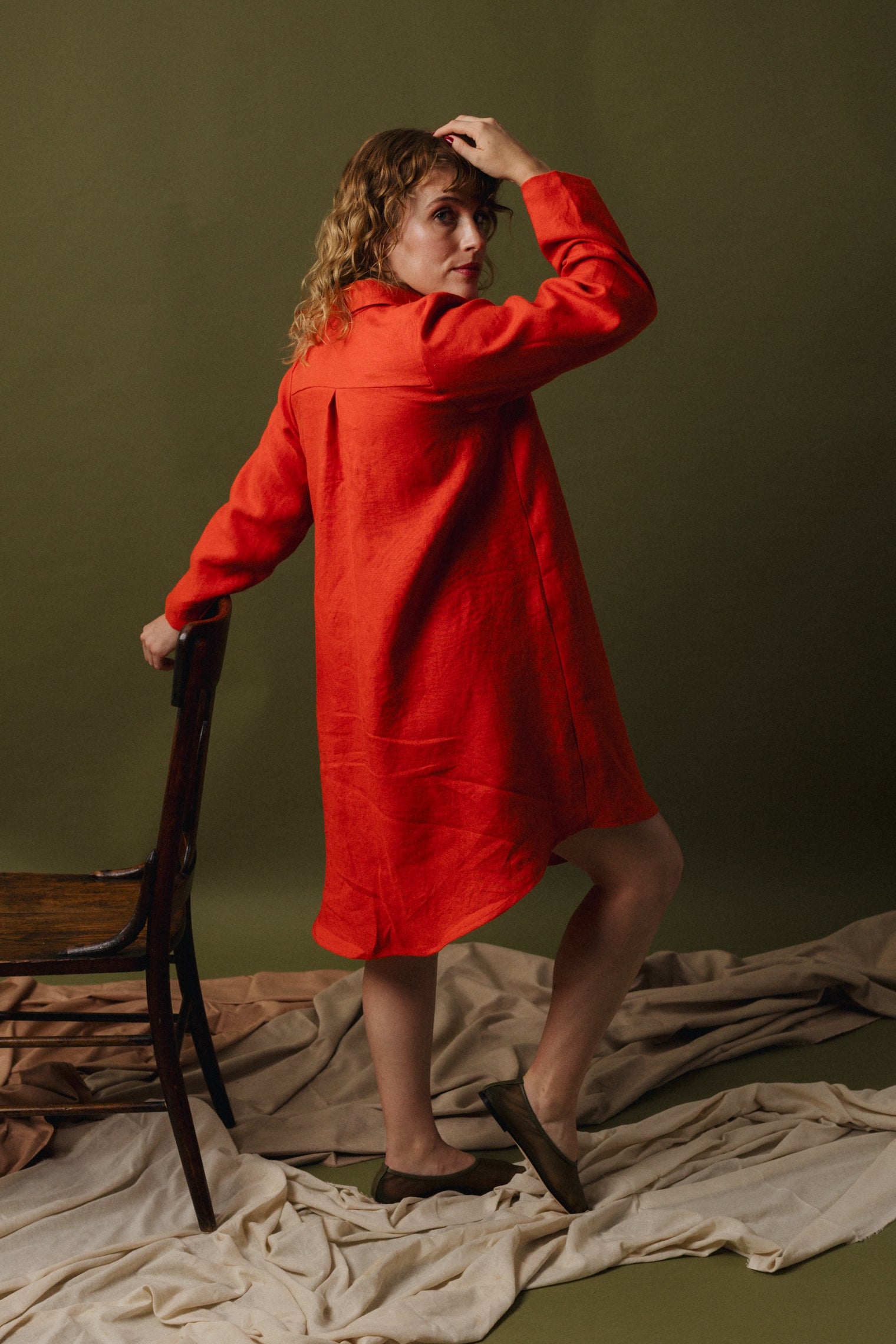 Celine Shirtdress - Linen