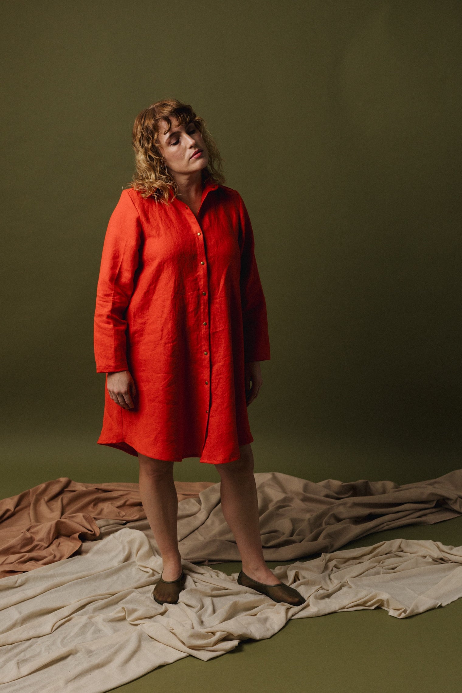 Celine Shirtdress - Linen