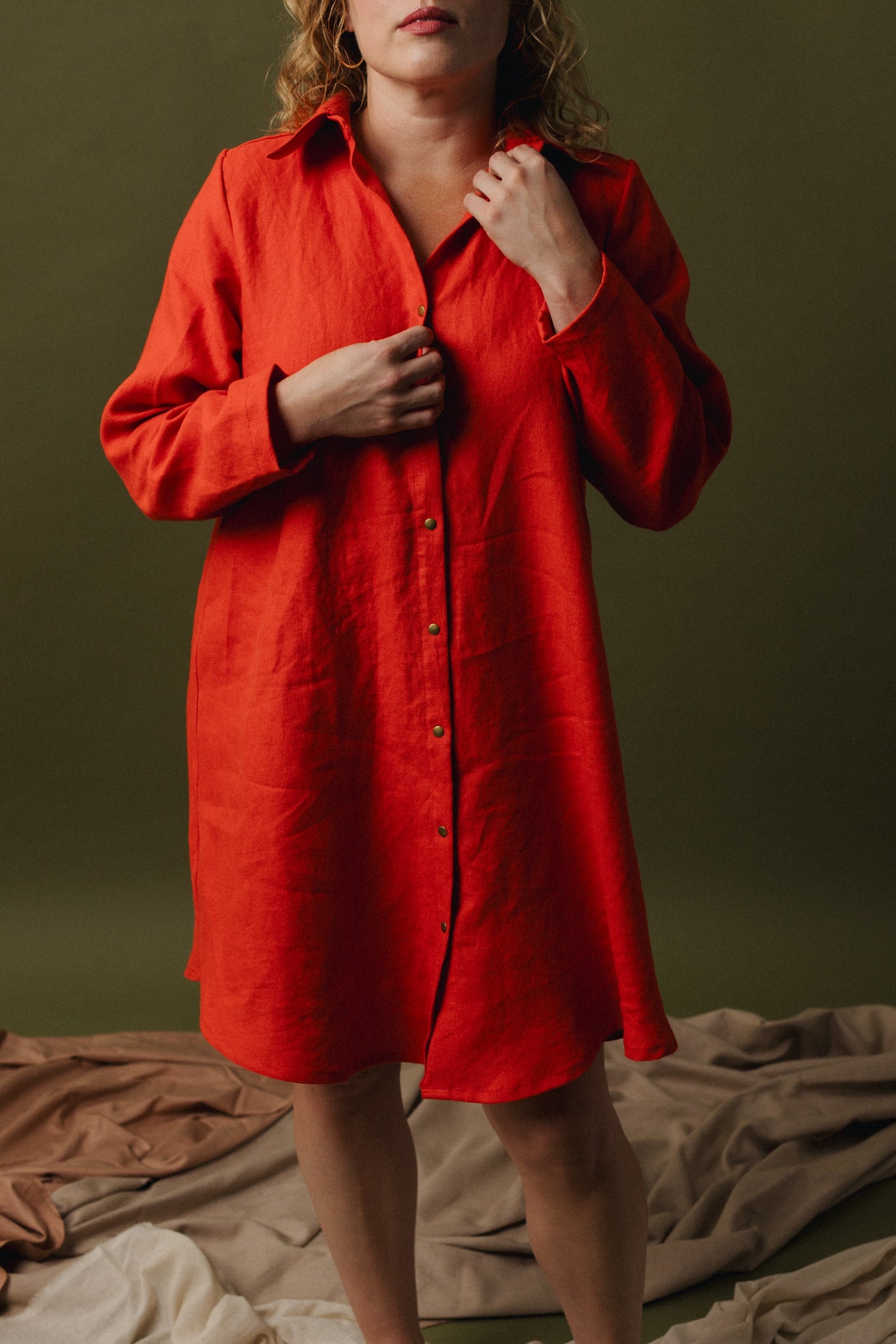 Celine Shirtdress - Linen