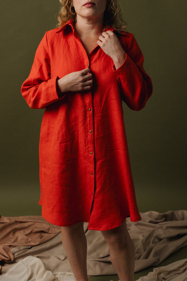 Celine Shirtdress - Linen