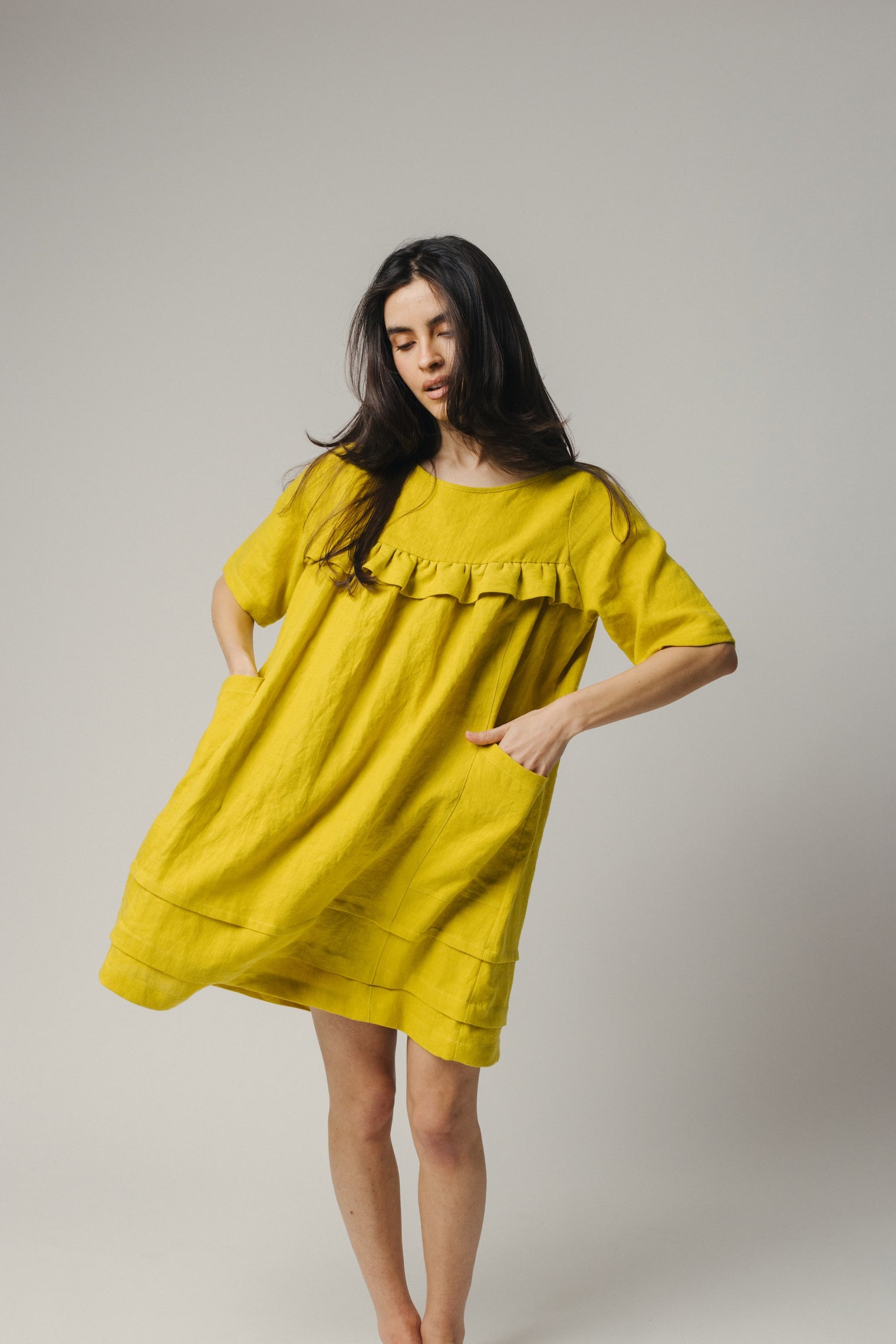 Claire Dress - Linen