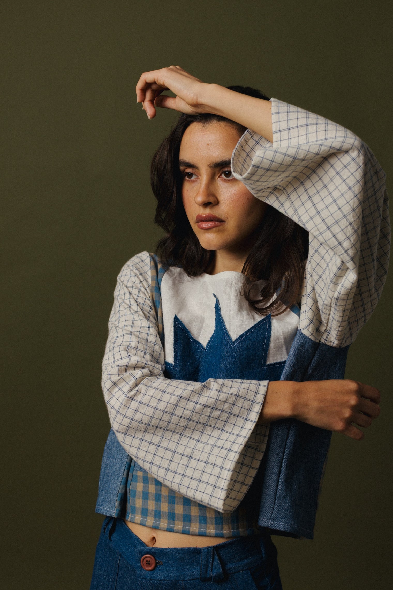 Long Sleeve Geometry Top