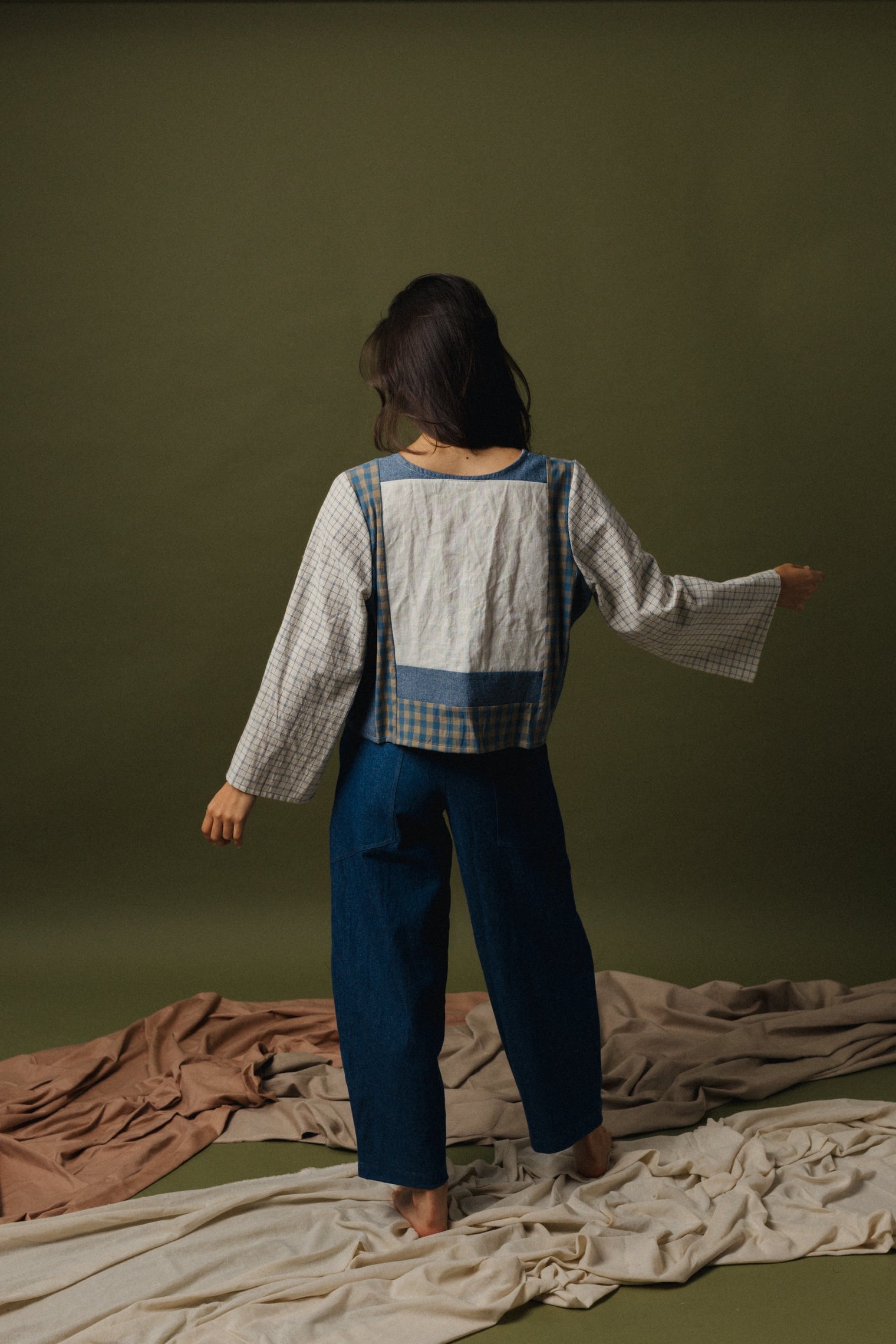 Long Sleeve Geometry Top