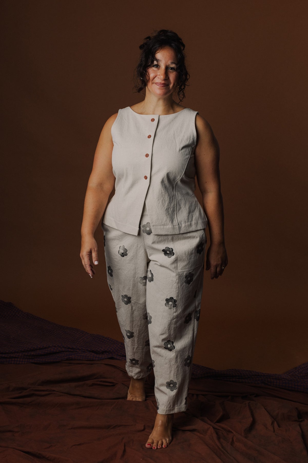 Gina Waistcoat - Workcloth