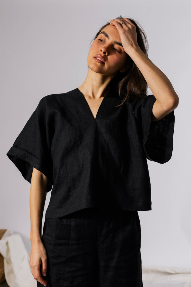 Judith Top - Linen