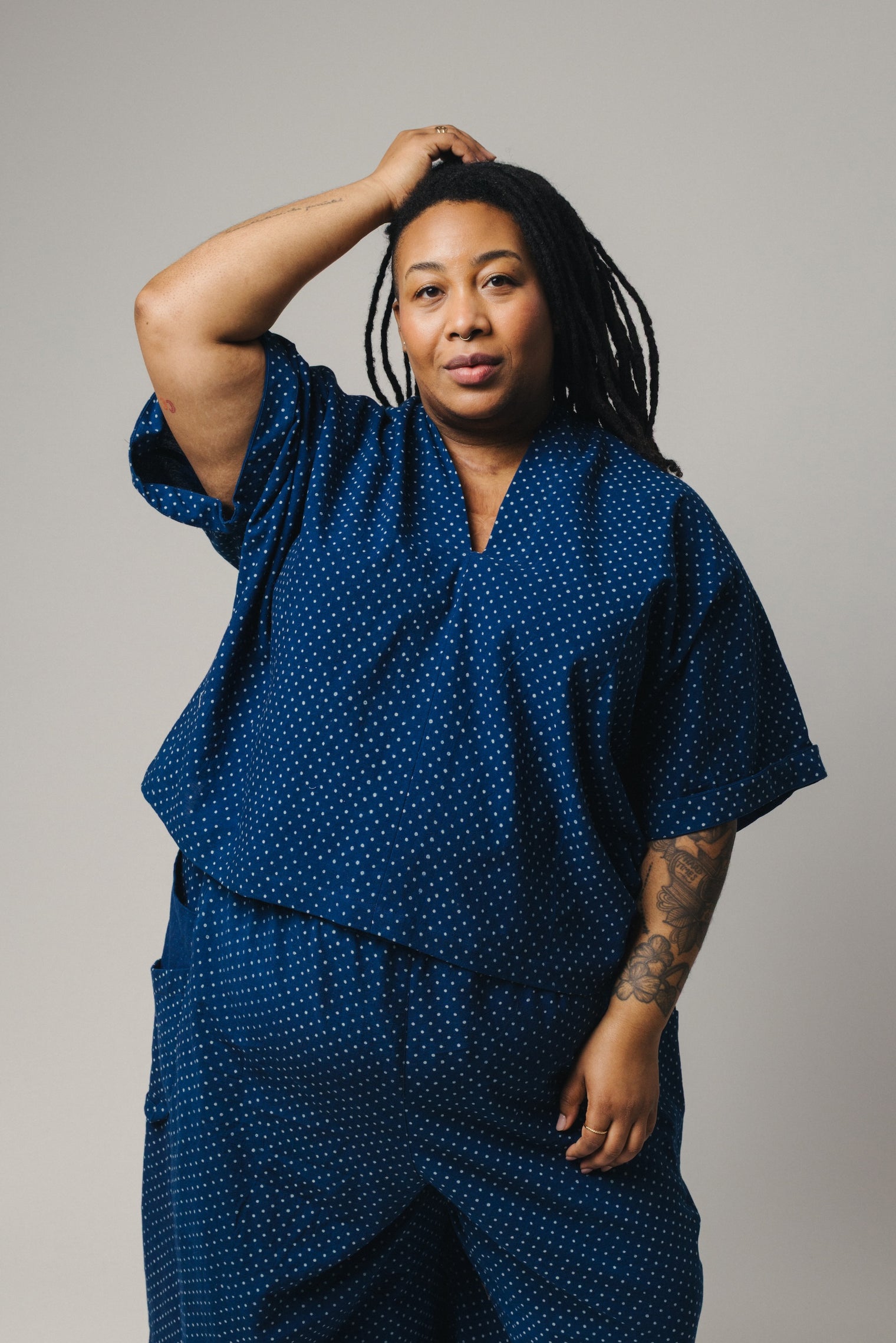 Judith Top - Handwoven Cotton