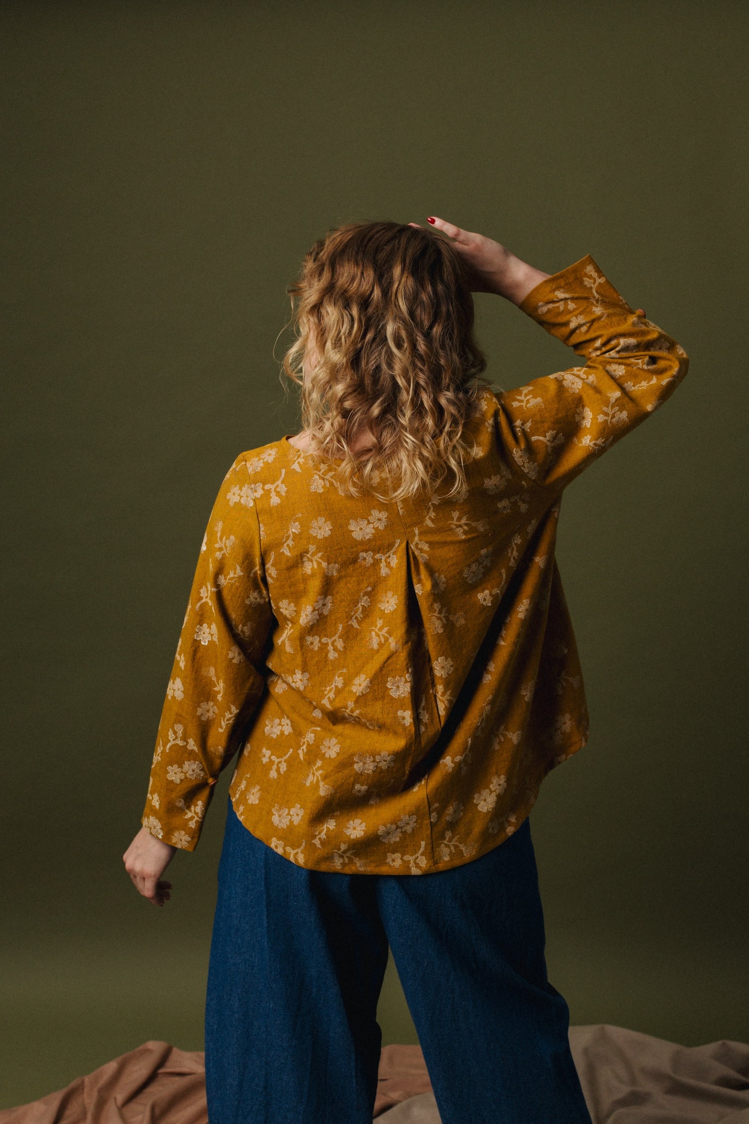 Opal Top - Block Printed Cotton