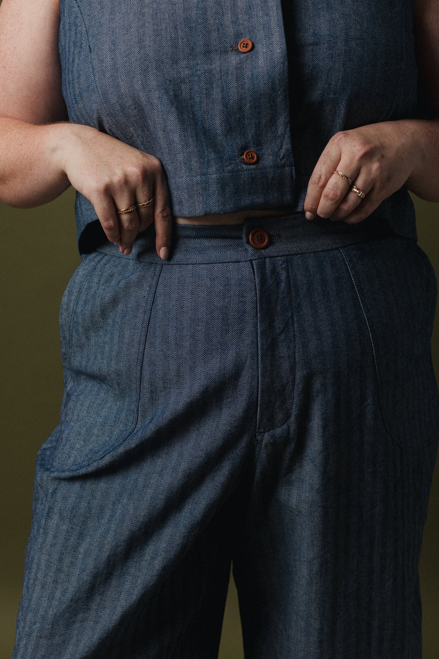 Spencer Barrel Pant - Denim