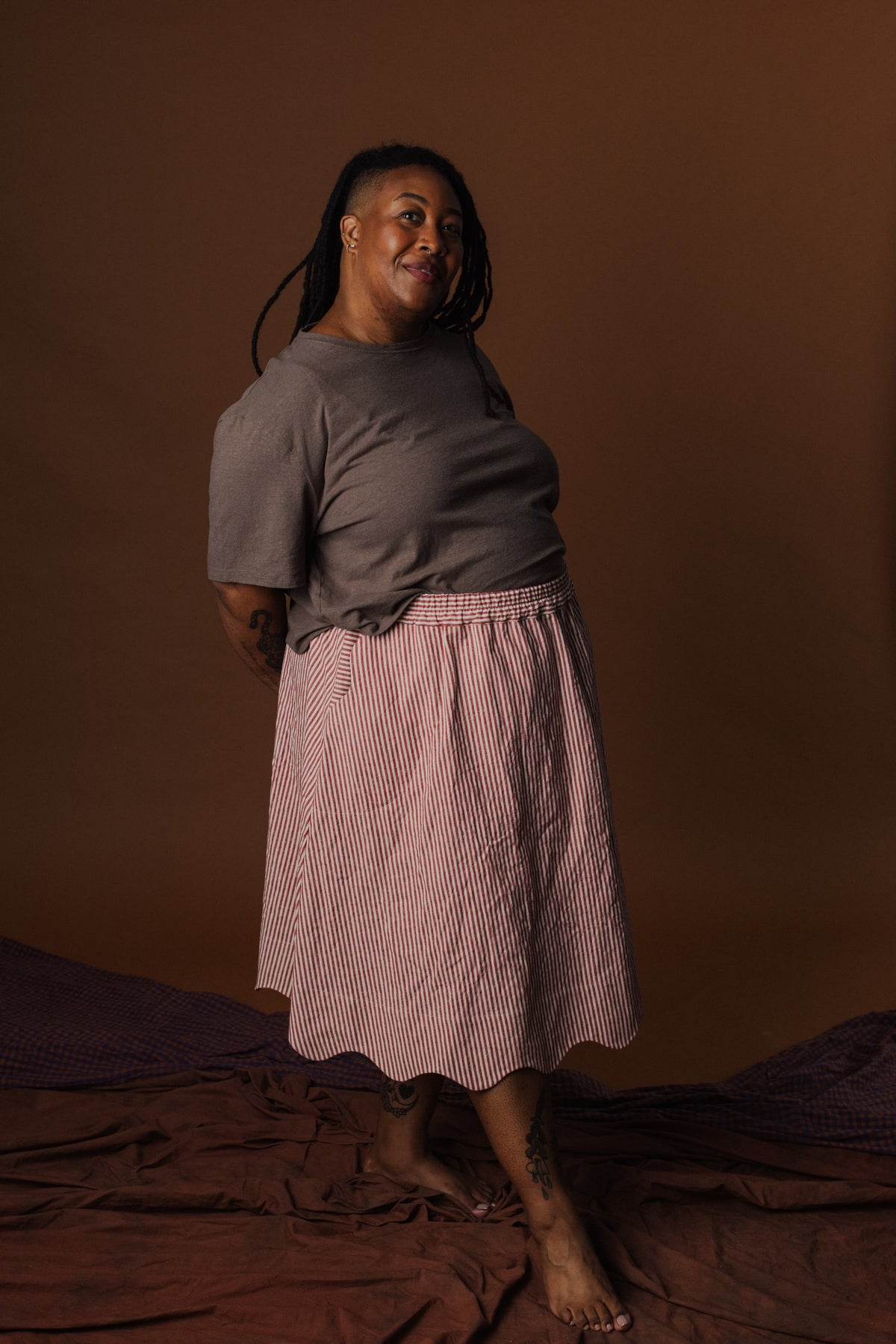 Wavy Skirt - Workcloth