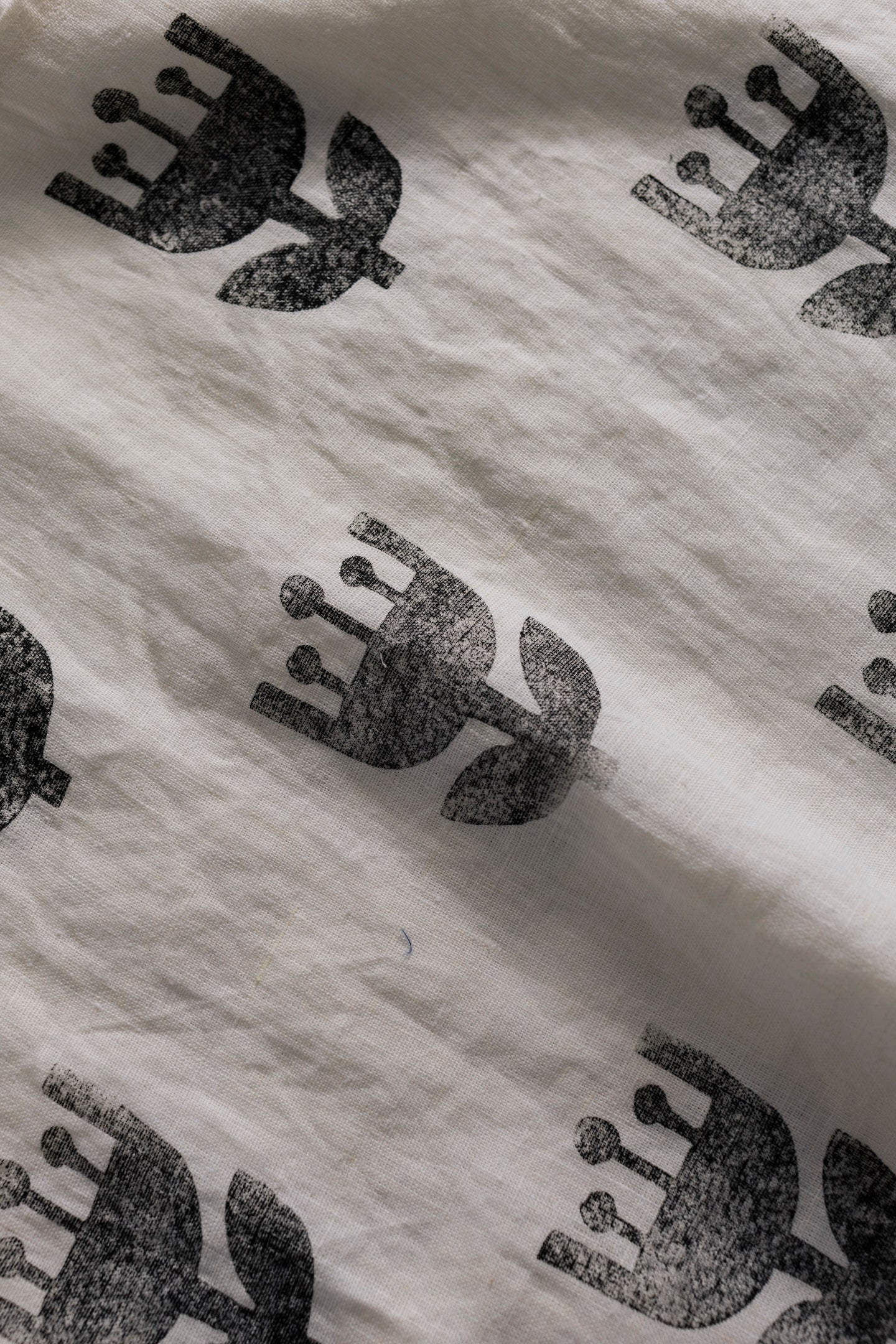 Rome Top - Block Printed Linen