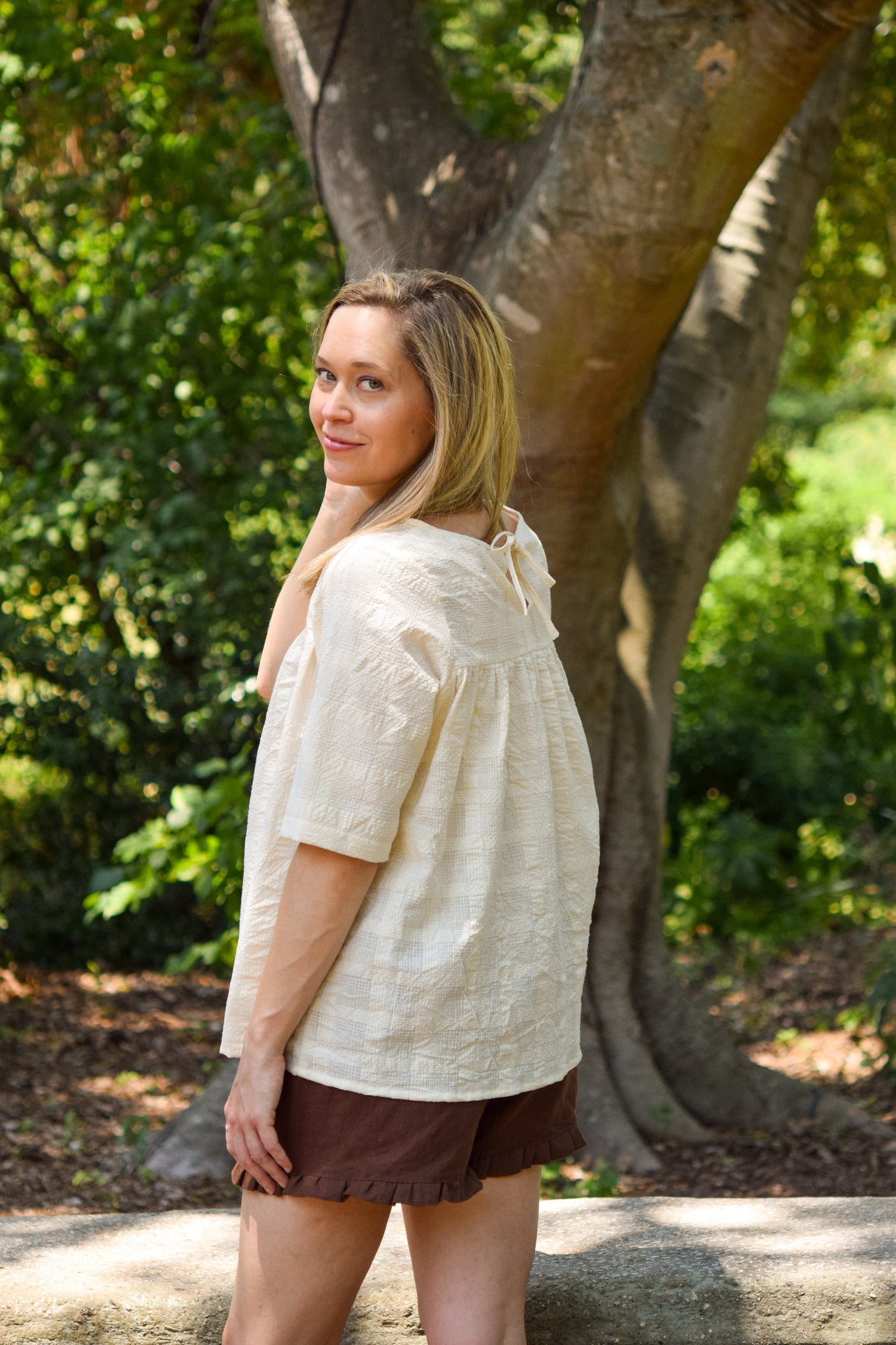 Claire Blouse - Handwoven Cotton