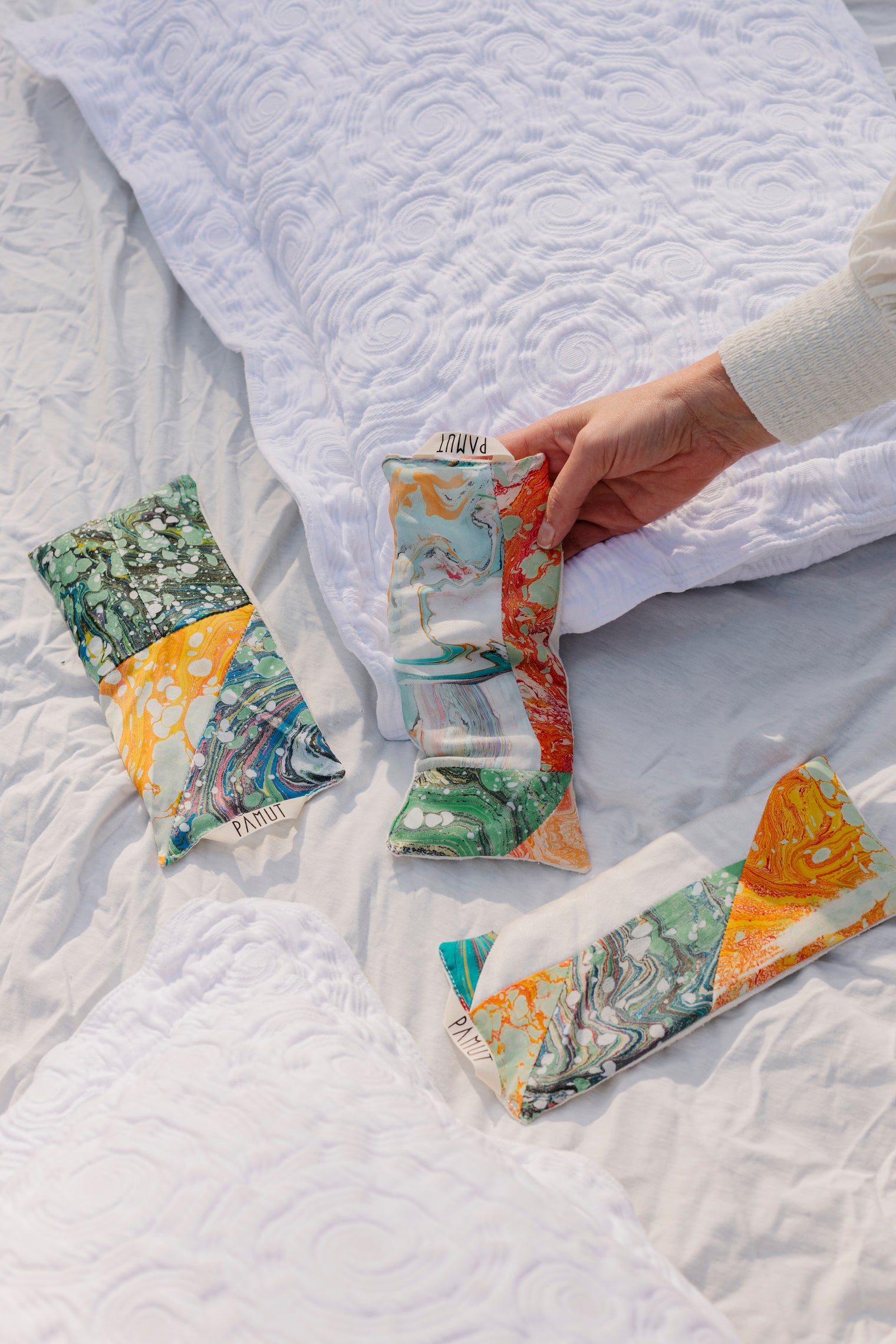 Marbled Eye Pillow
