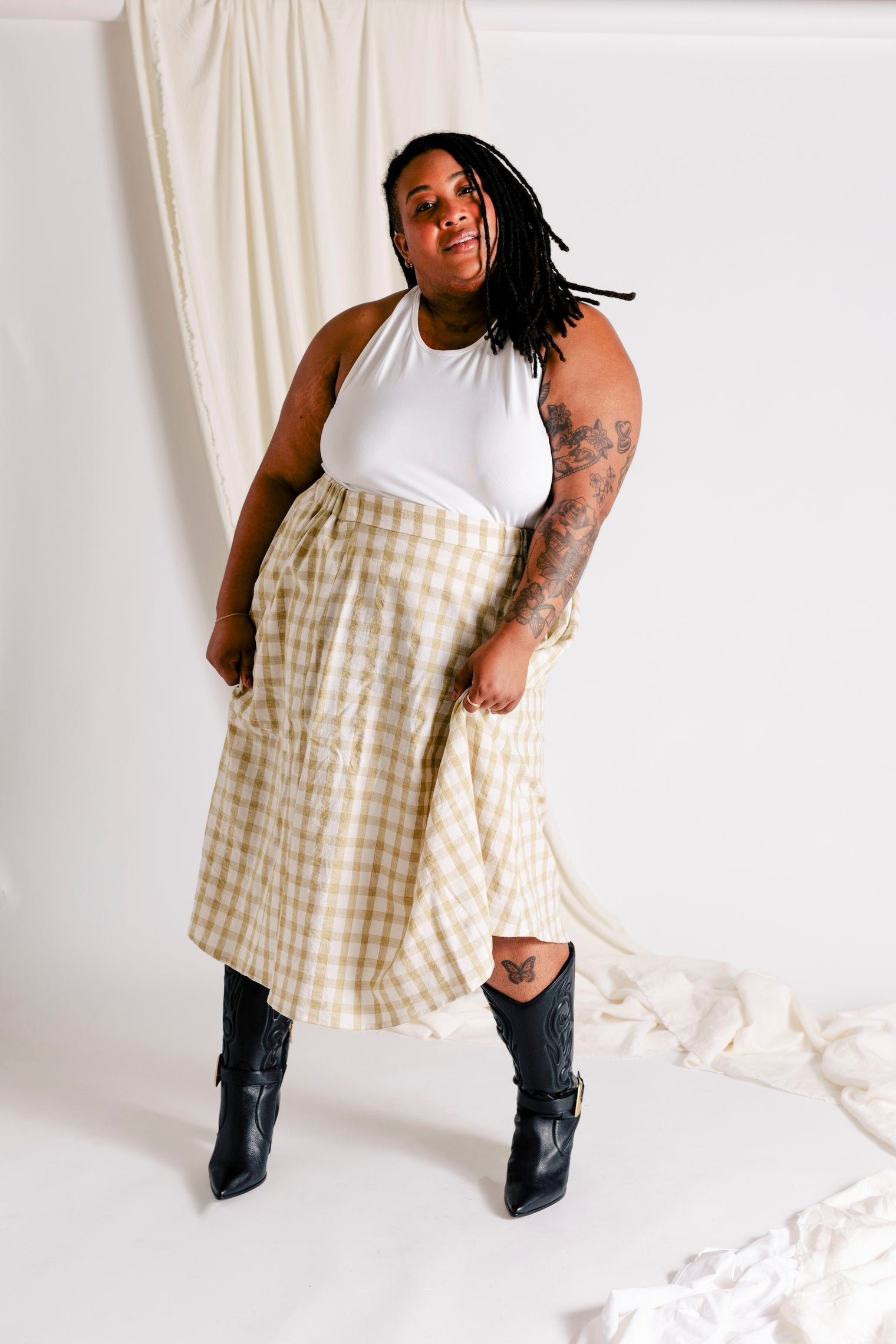 Florence Skirt - Handwoven Cotton