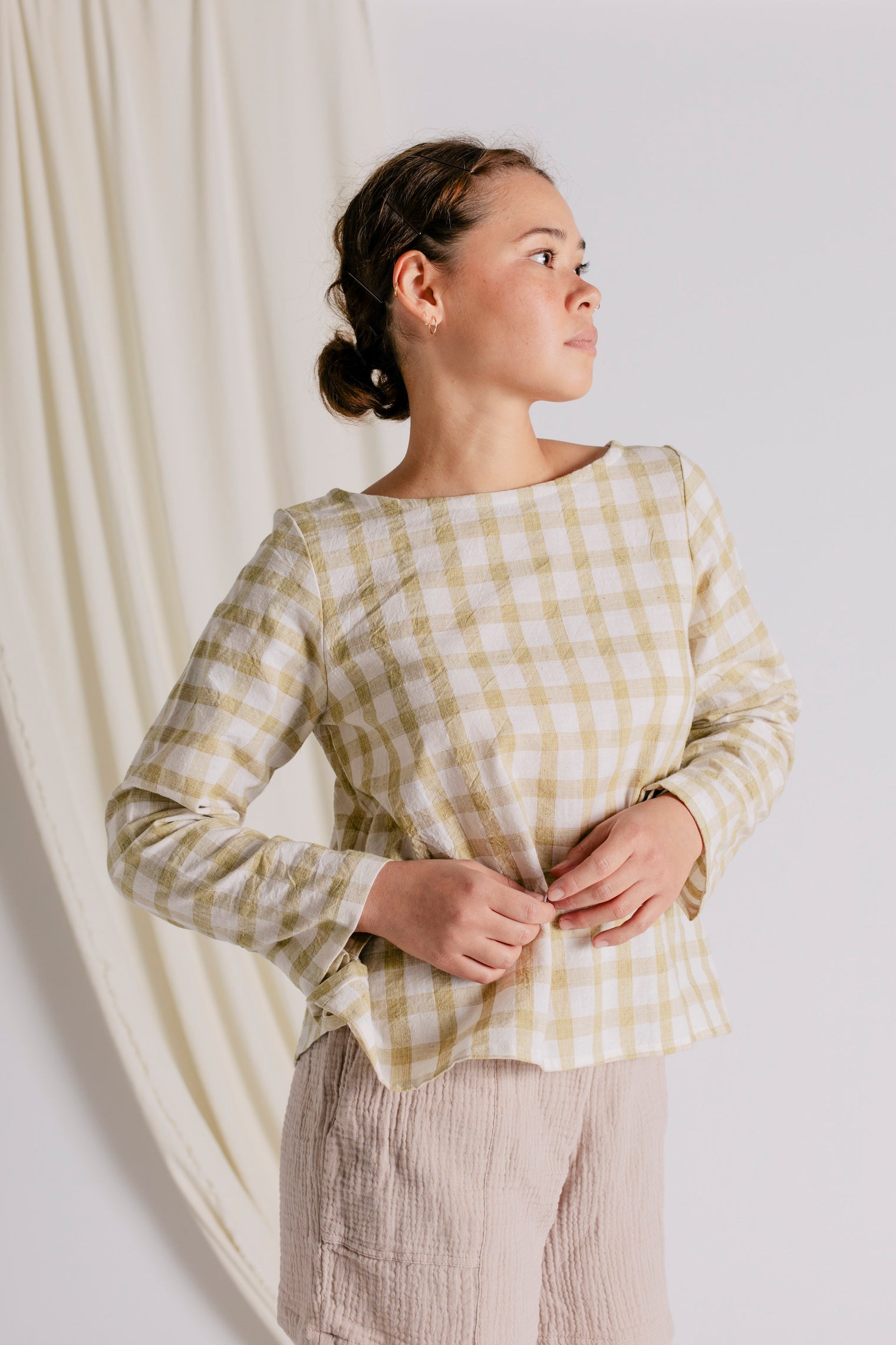 Opal Top - Handwoven Cotton