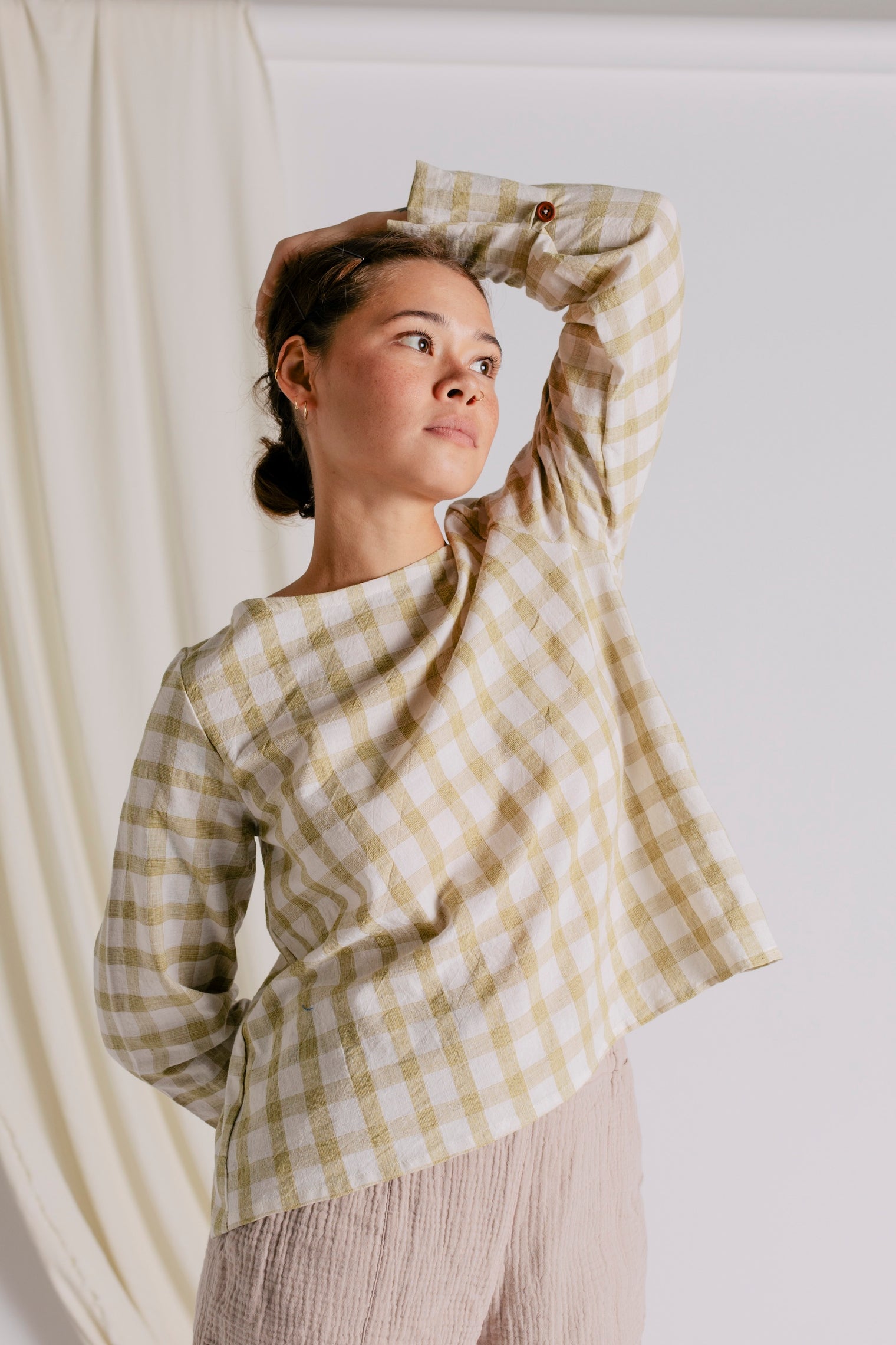 Opal Top - Handwoven Cotton