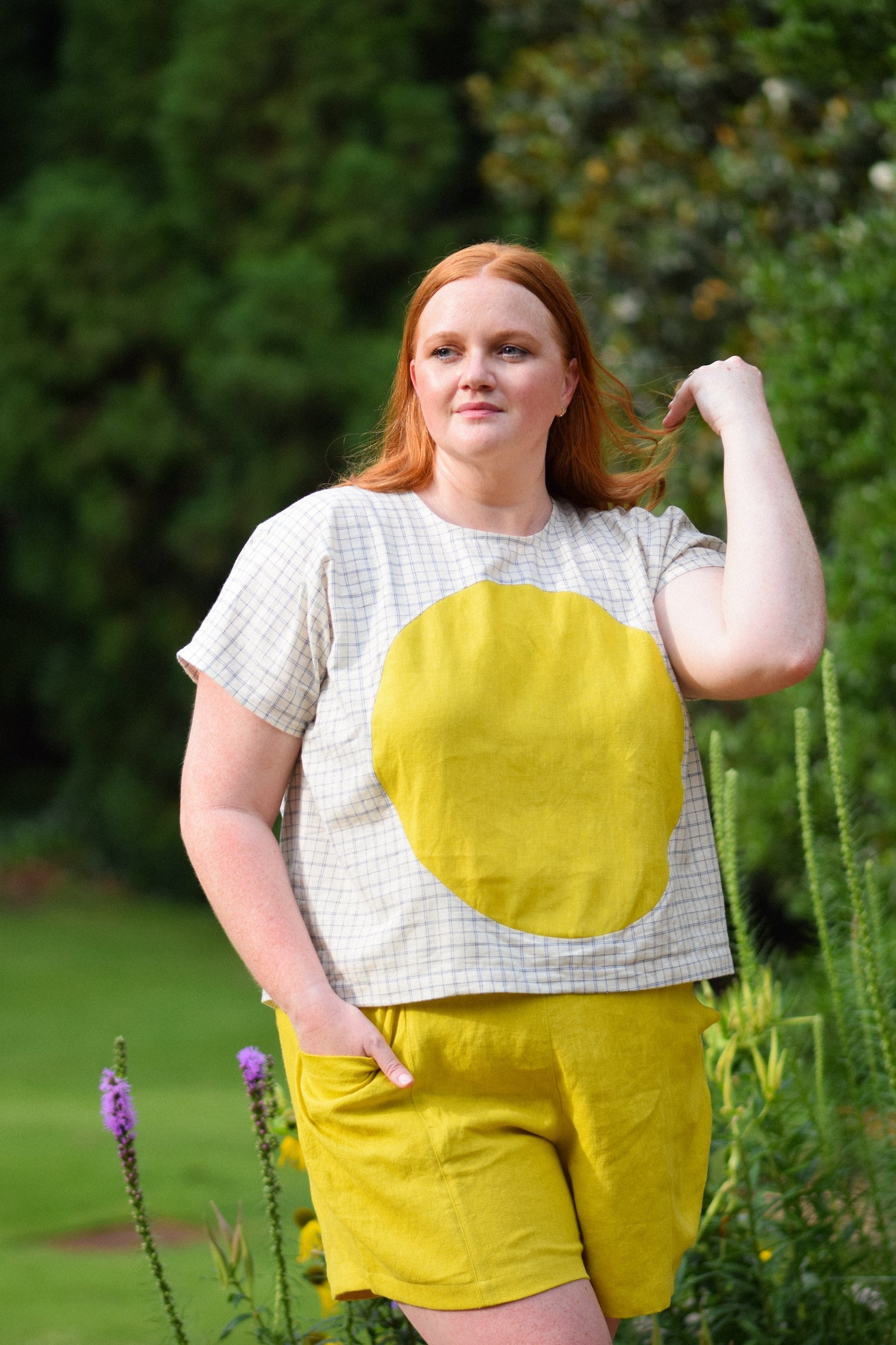 Circle Top - Handwoven Cotton