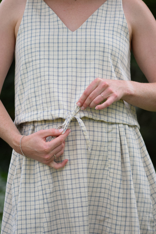 Iris Top - Handwoven Cotton