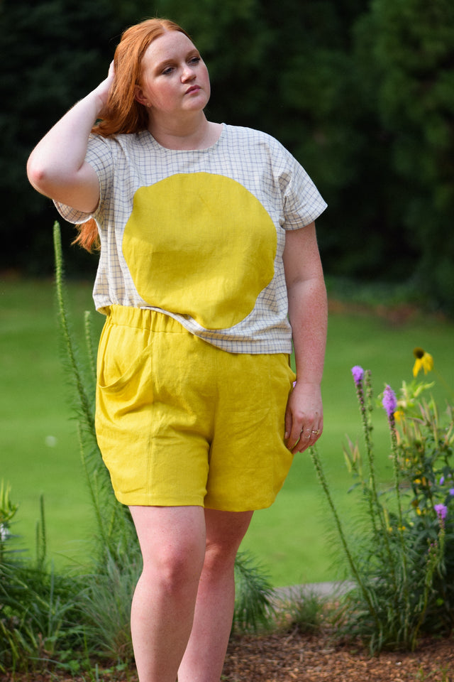Circle Top - Handwoven Cotton