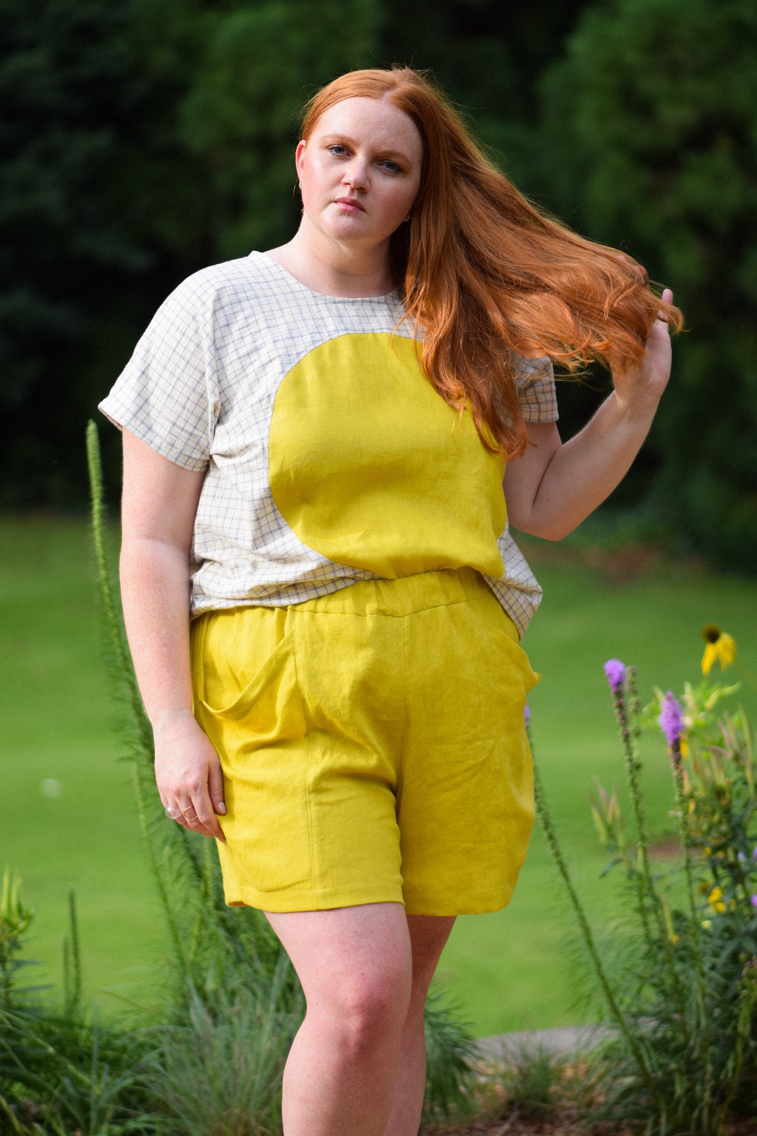 Circle Top - Handwoven Cotton