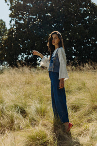 Long Sleeve Geometry Top