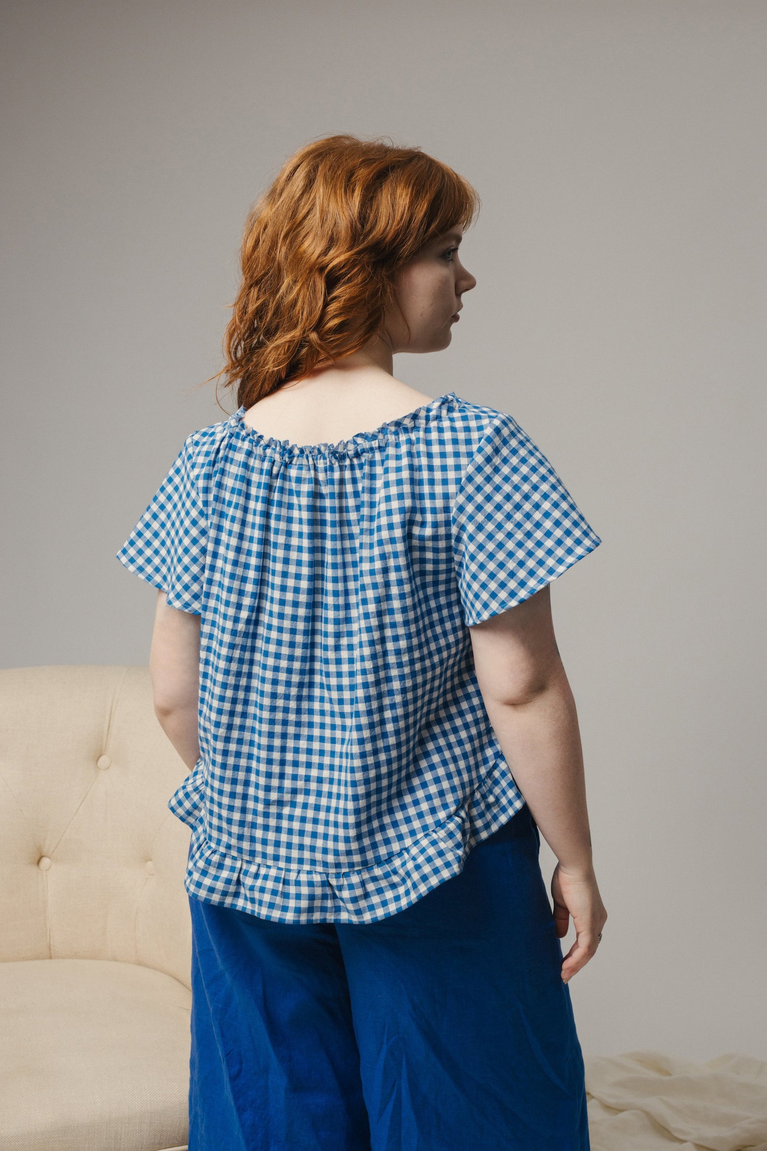 Zoe Blouse - Handwoven Cotton