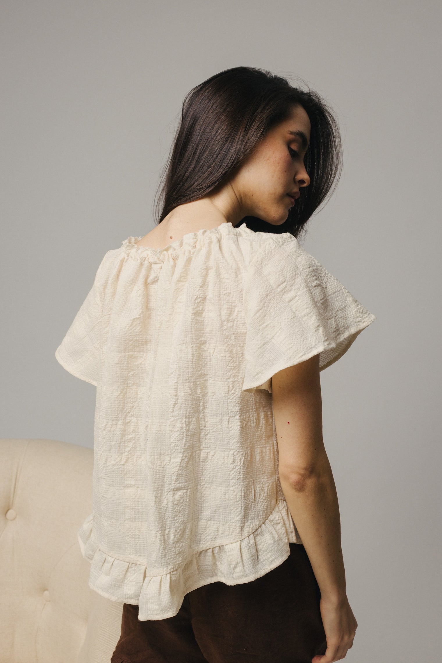 Zoe Blouse - Handwoven Cotton