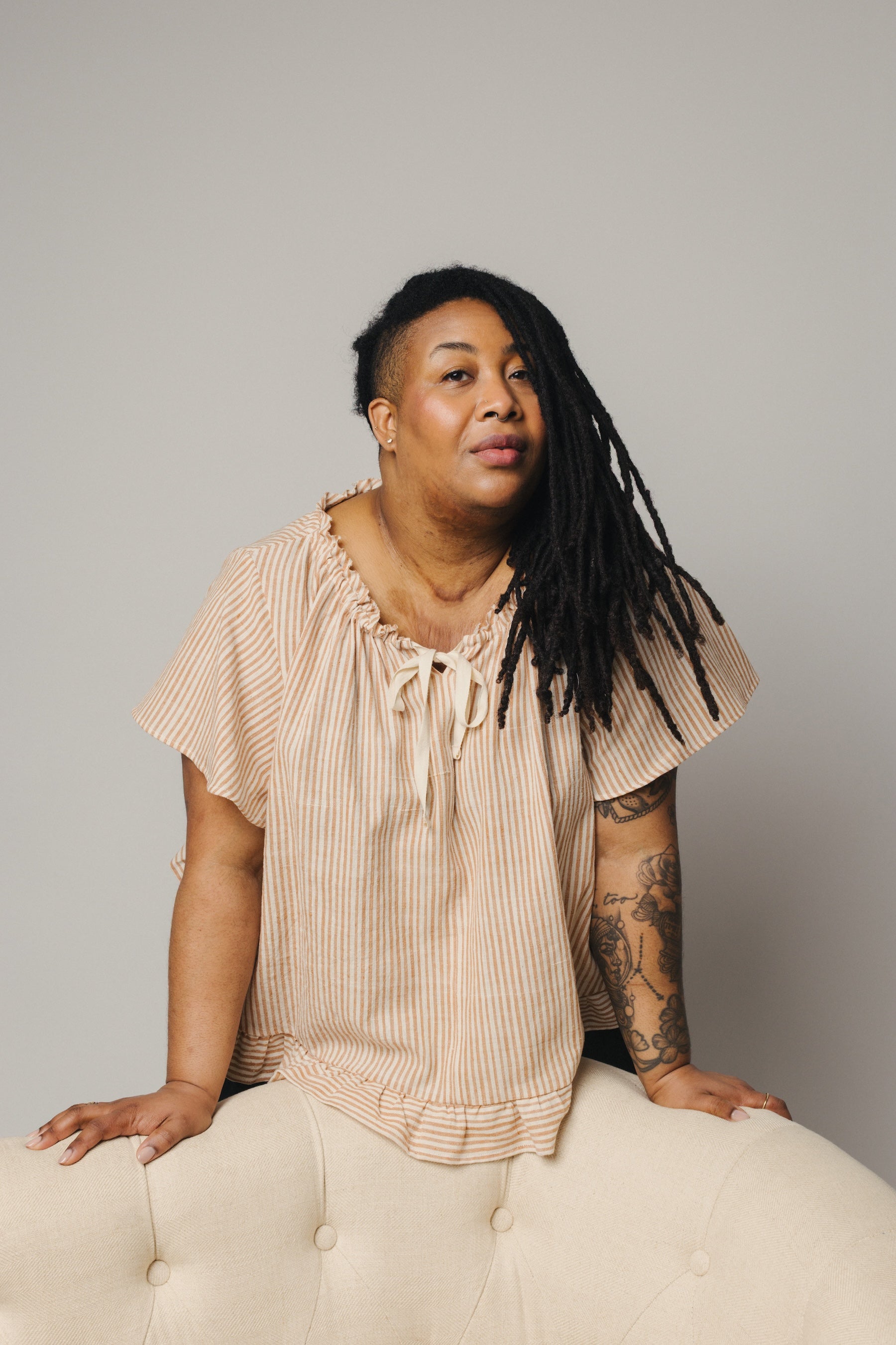 Zoe Blouse - Handwoven Cotton – Pamut Apparel