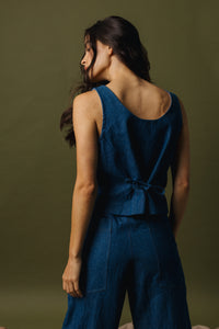 Cecily Vest - Denim