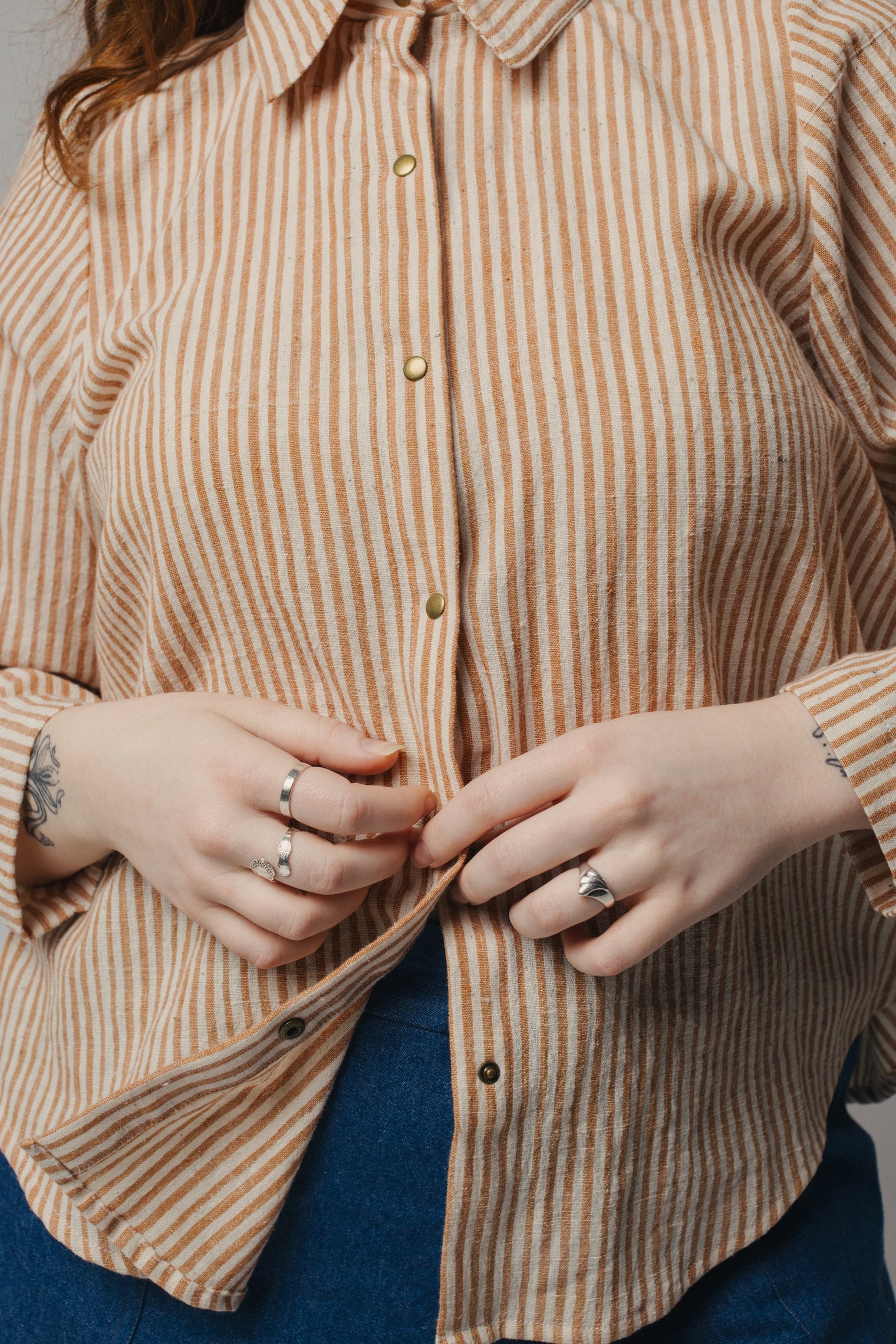 Celine Shirt - Handwoven Cotton