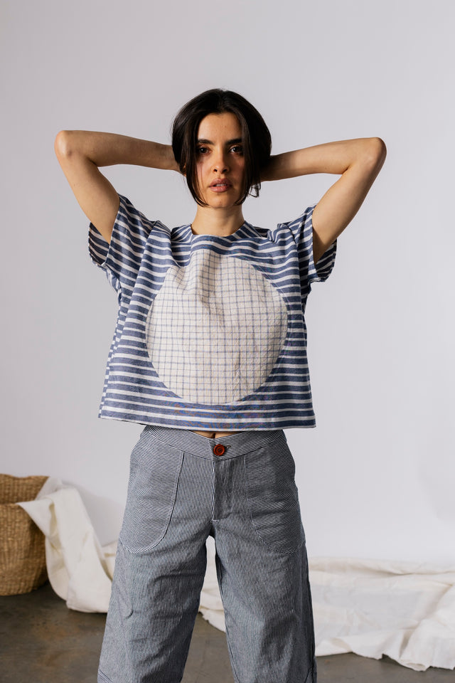 Circle Top - Handwoven Cotton