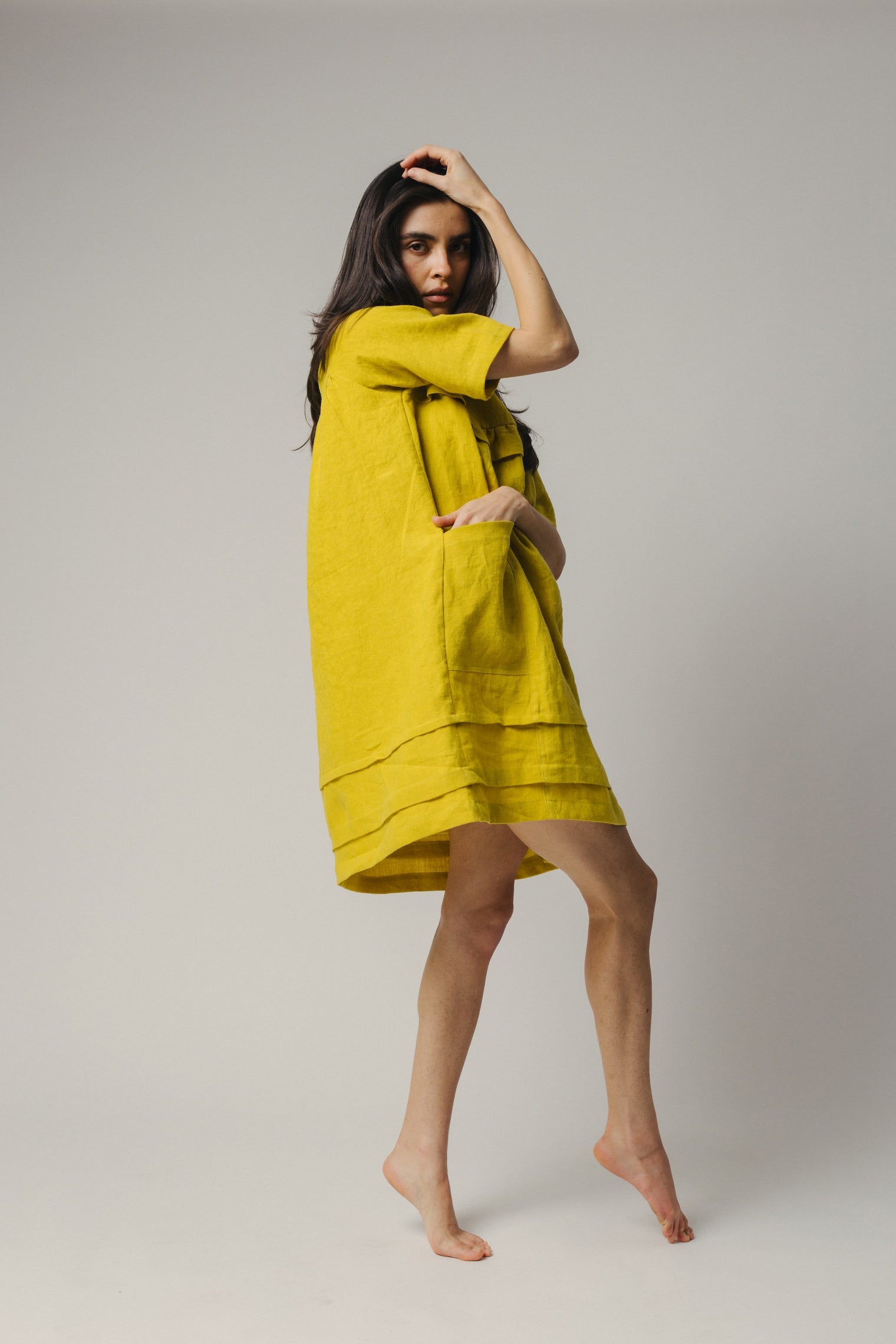 Claire Dress - Linen