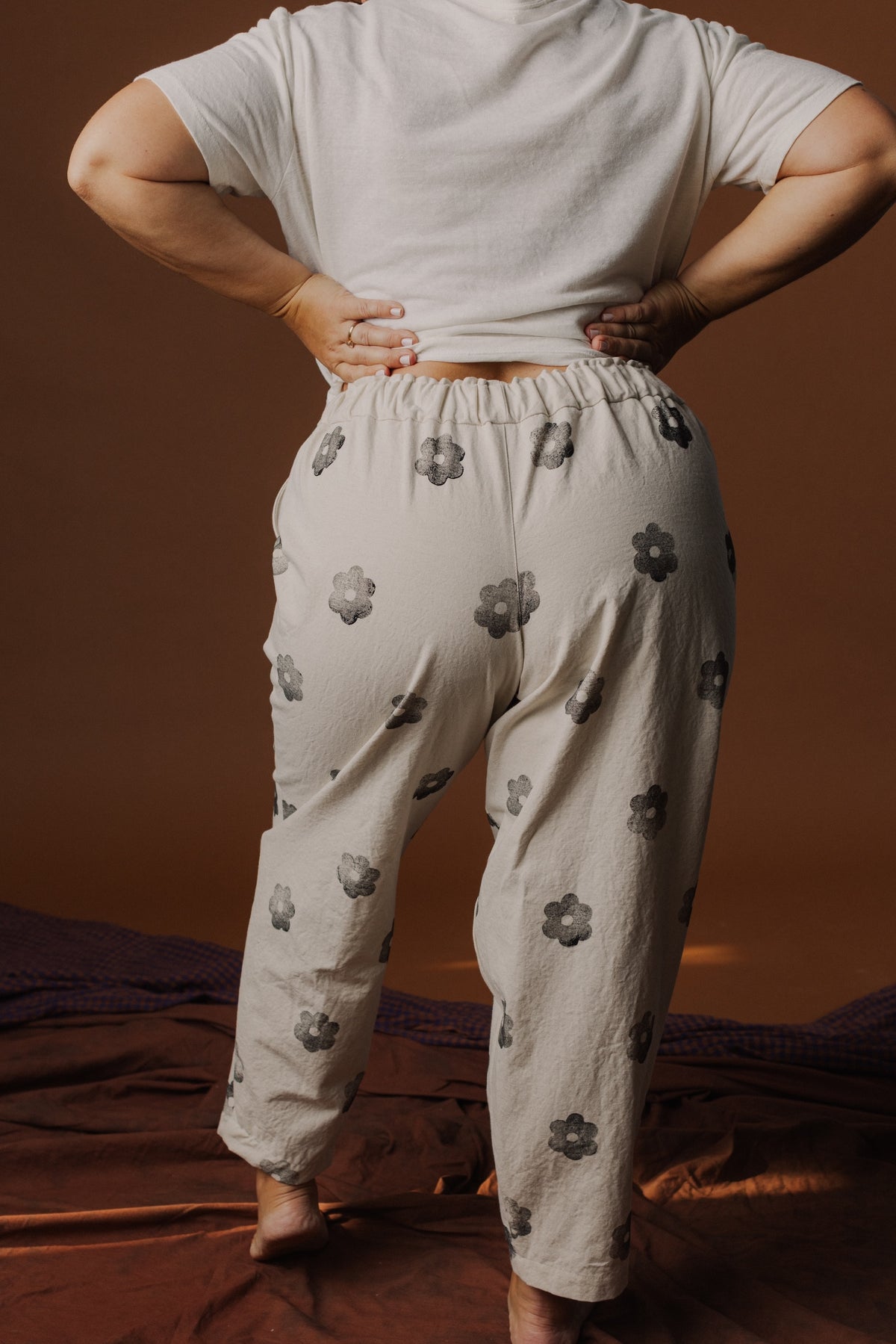Emil Taper Pant - Block Print on Workcloth