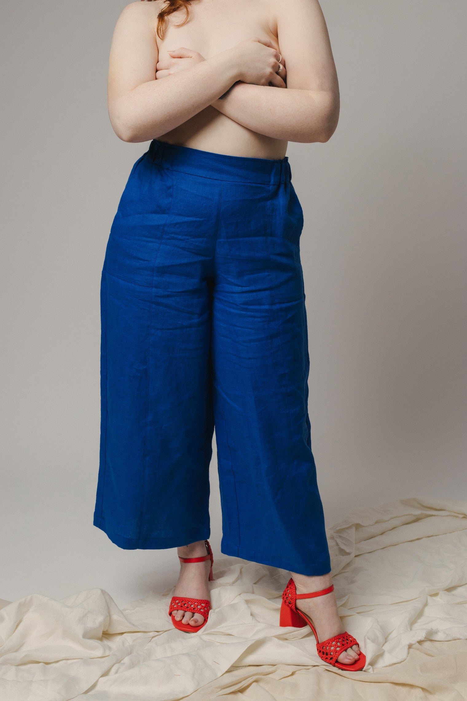 Emil Easy Crop Pant - Linen