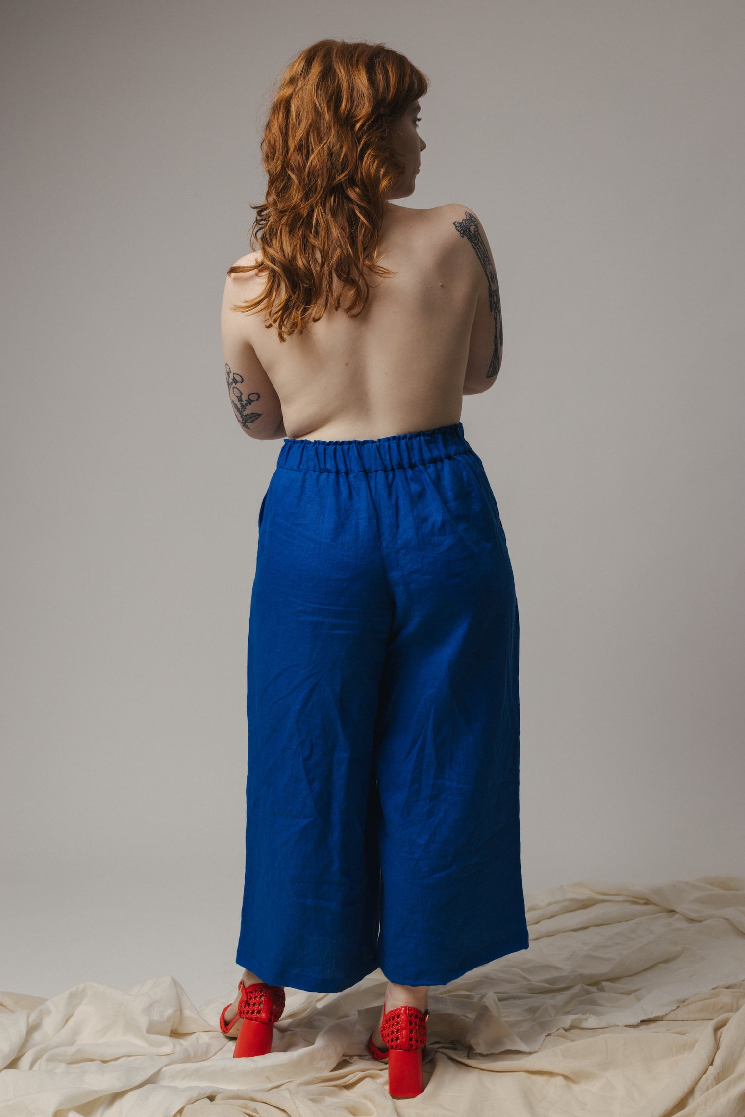 Emil Easy Crop Pant - Linen