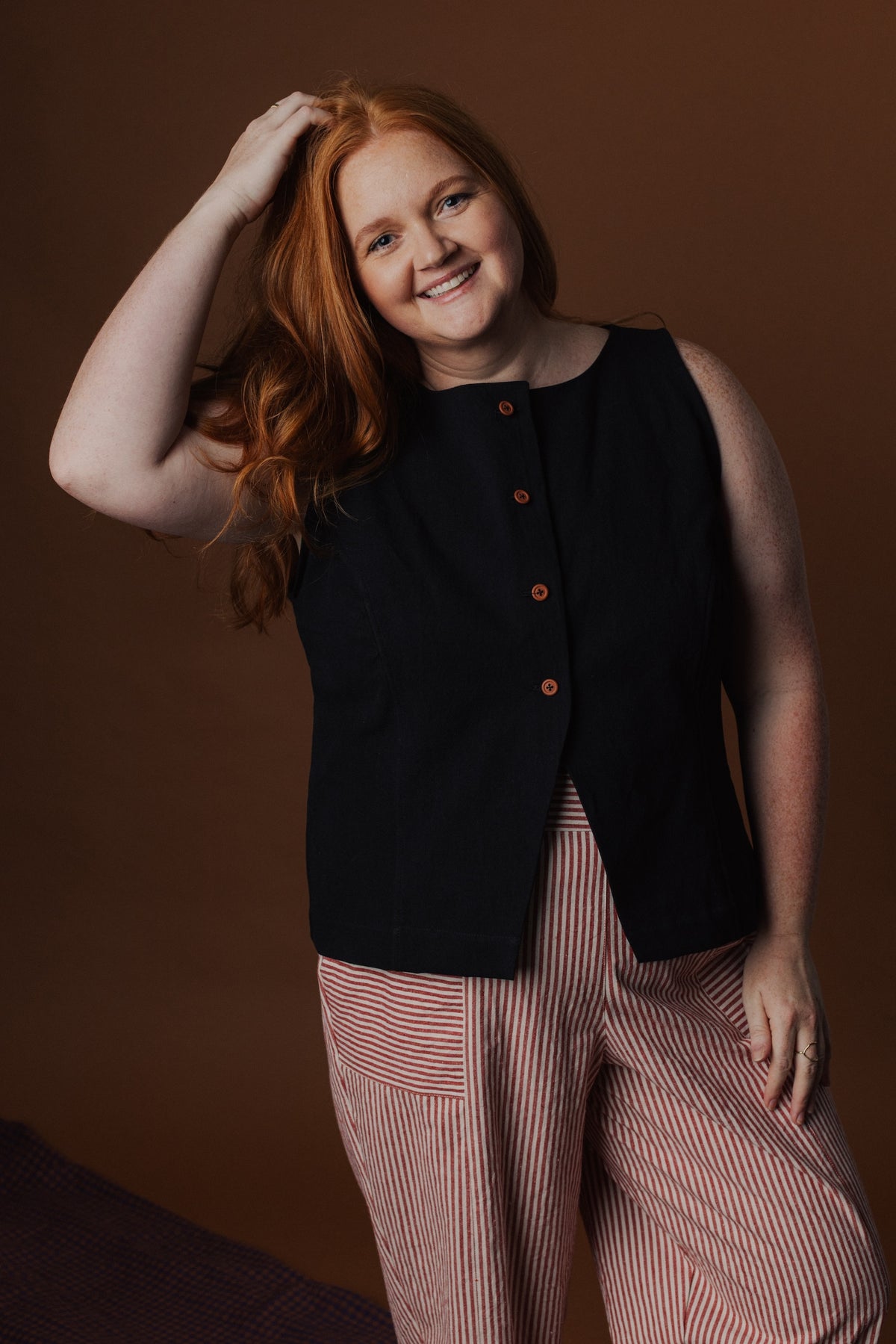 Gina Waistcoat - Workcloth