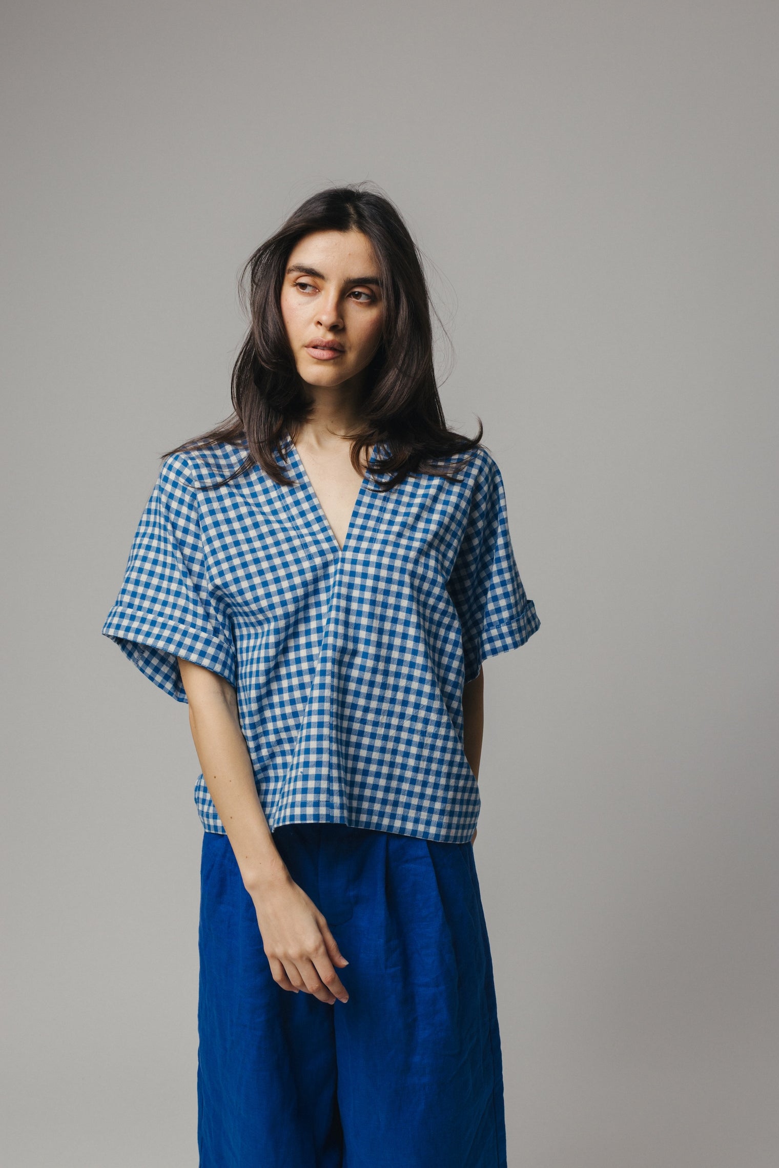 Judith Top - Handwoven Cotton