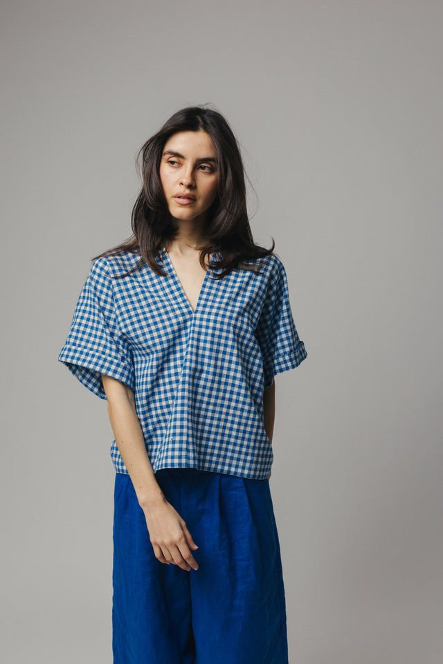 Judith Top - Handwoven Cotton