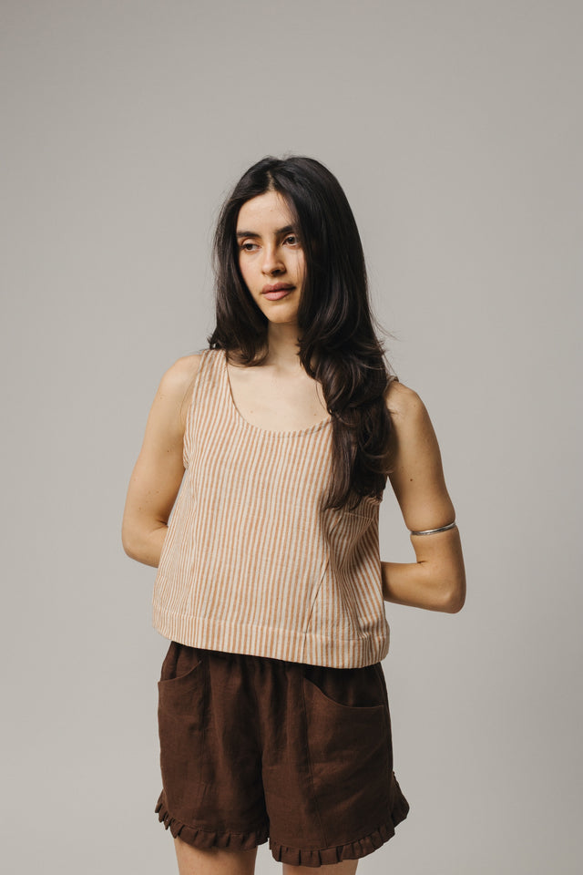 Sunny Top - Handwoven Cotton