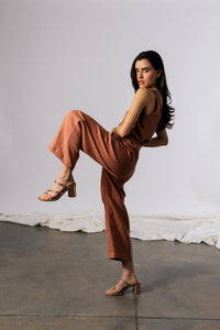 Wavy Jumpsuit - Linen