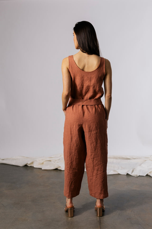 Wavy Jumpsuit - Linen