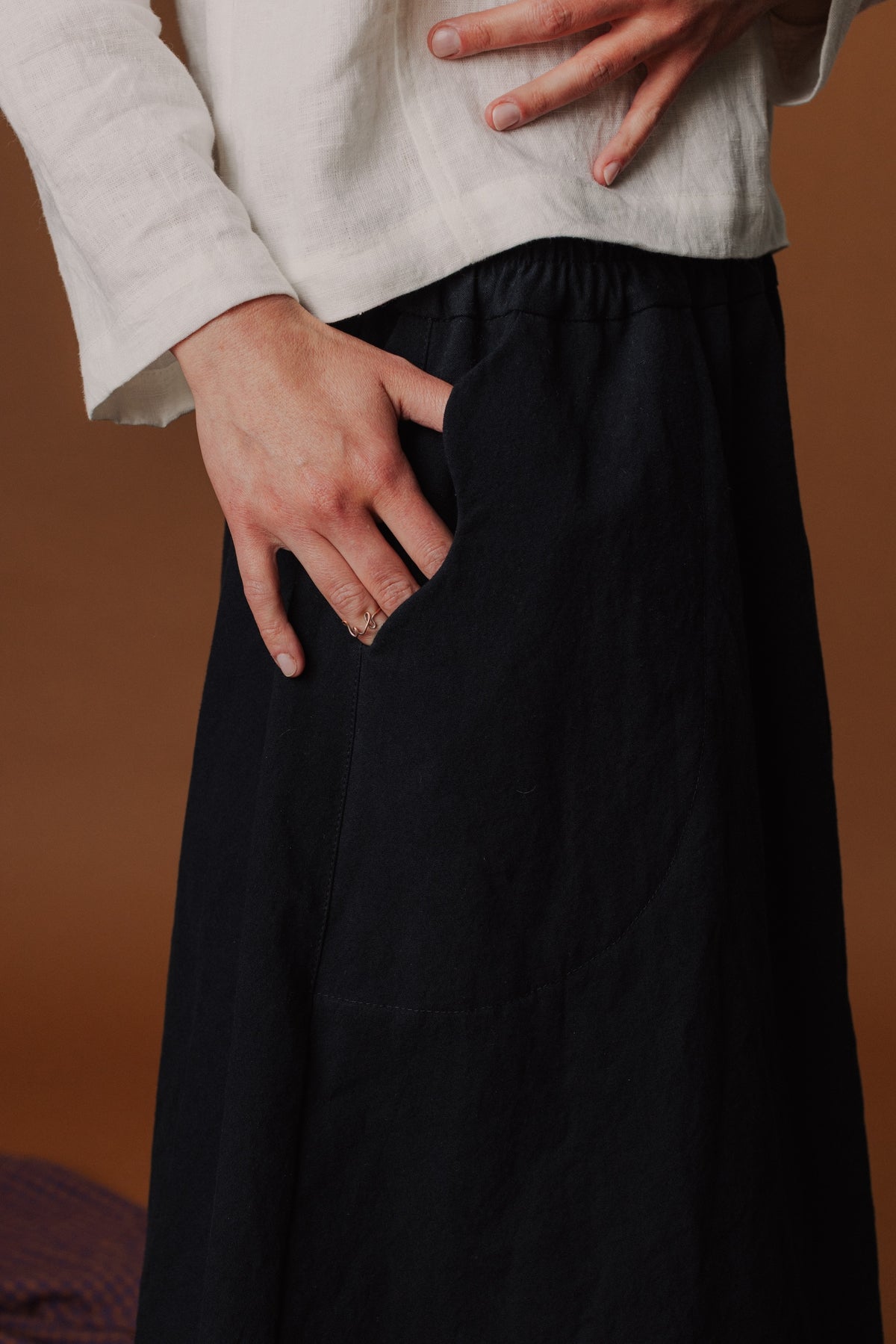 Wavy Skirt - Workcloth