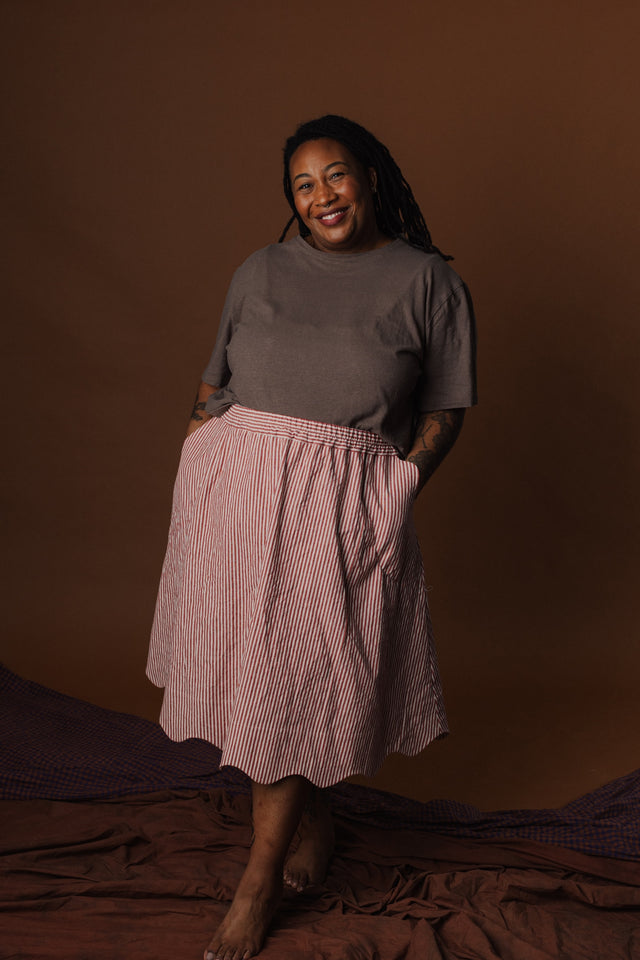 Wavy Skirt - Workcloth