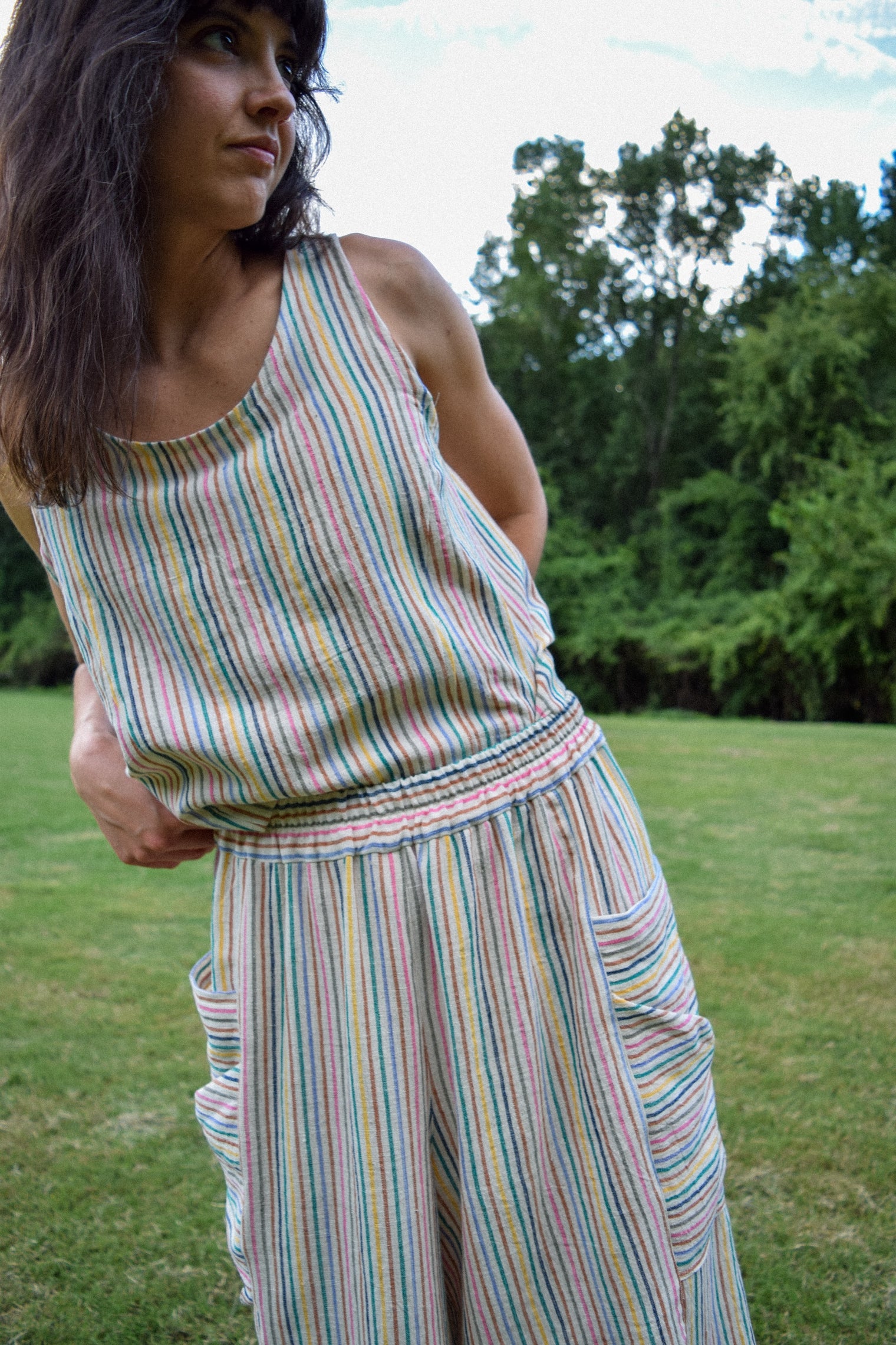Sunny Top - Handwoven Cotton