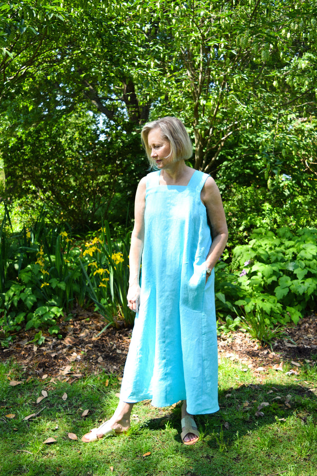 LIMITED EDITION Daphne Dress - Mermaid Linen