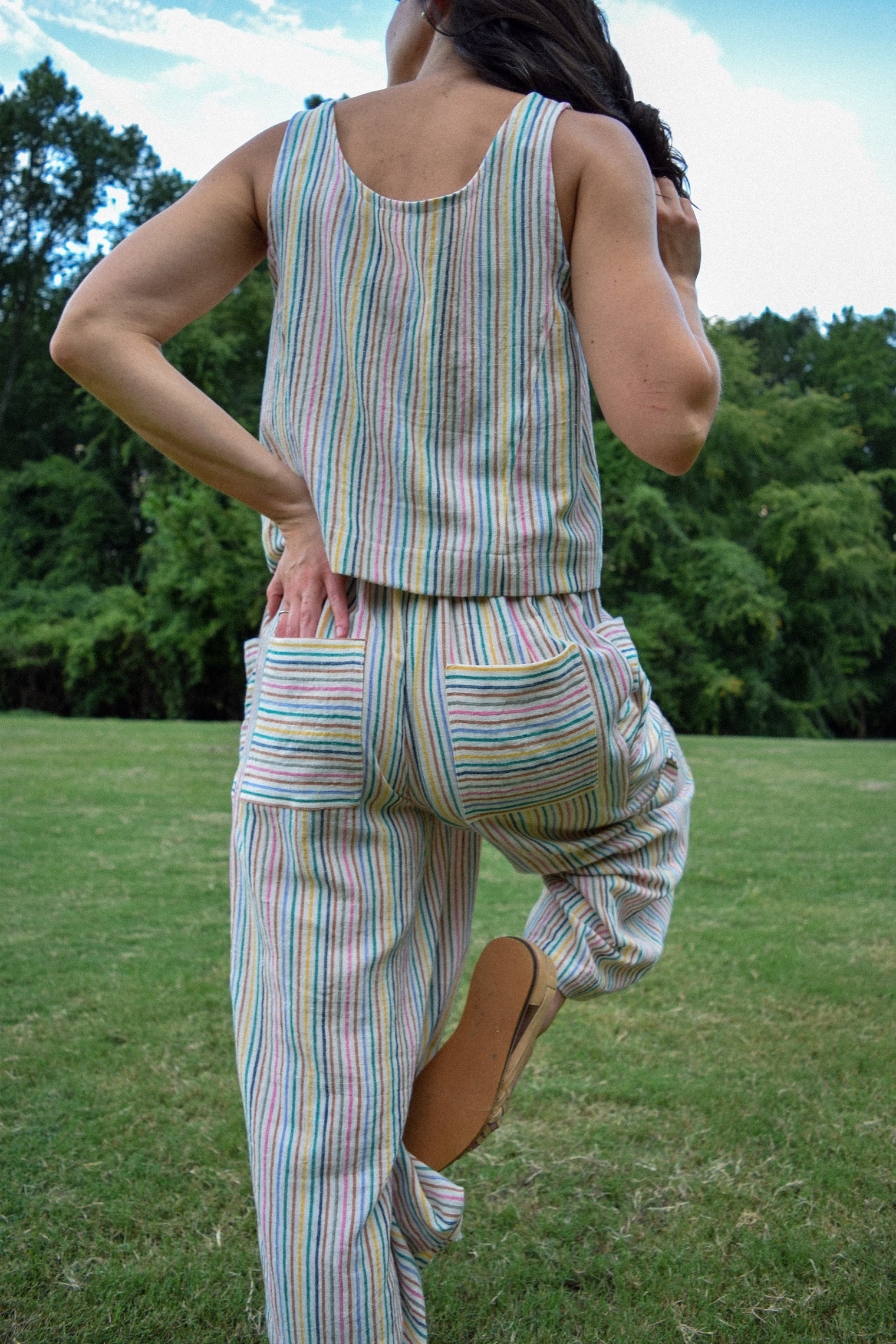 Gardener Pant - Handwoven Cotton