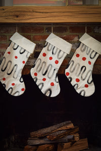 Big Christmas Stocking - Handpainted